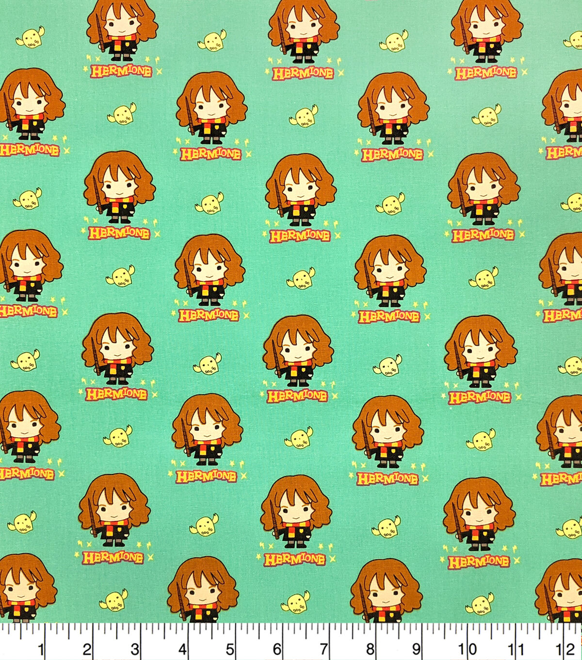 Harry Potter Cotton Fabric Hermione Kawaii