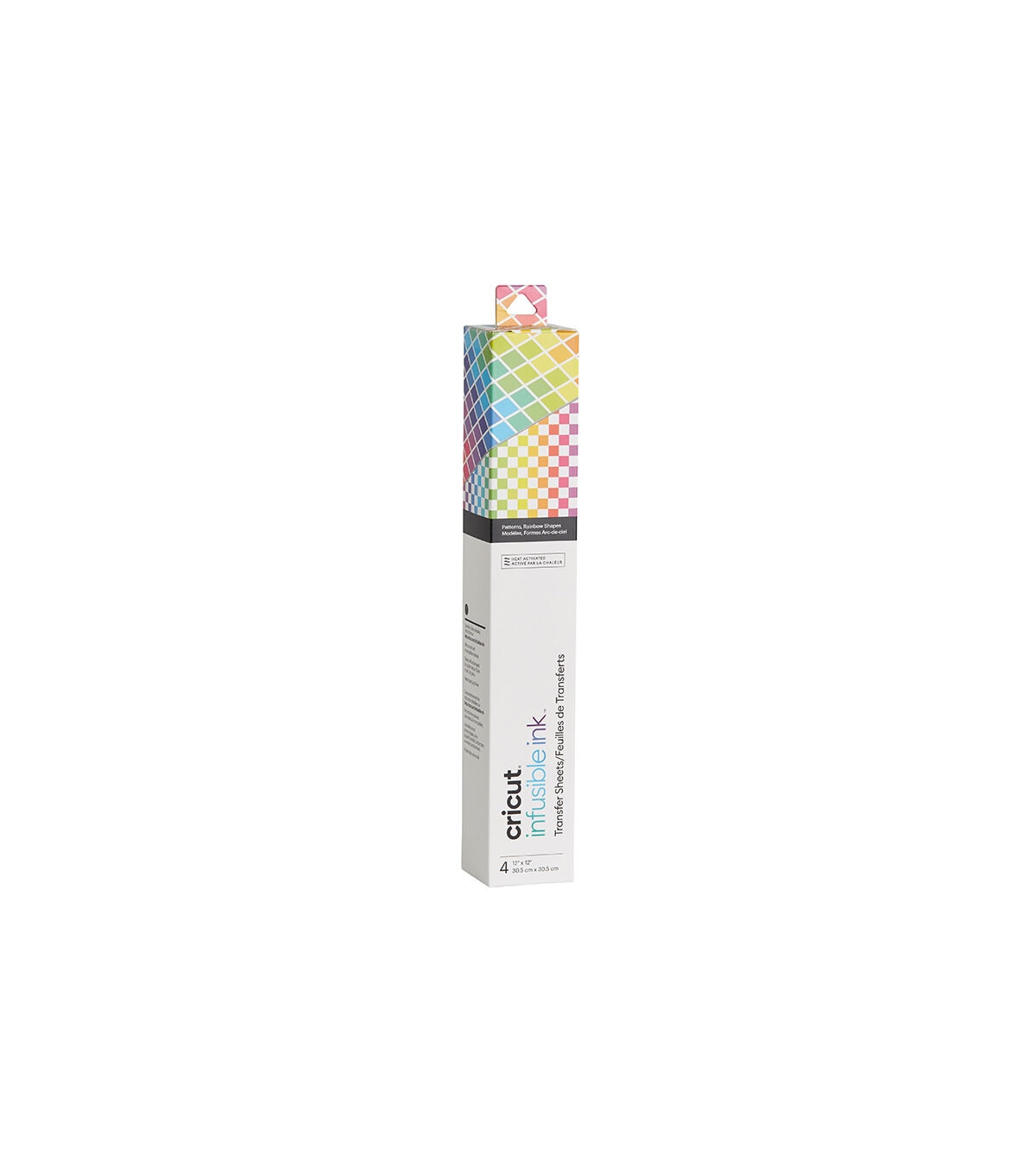 Cricut 12 x 12 Rainbow Shapes Infusible Ink Transfer Sheets 4ct