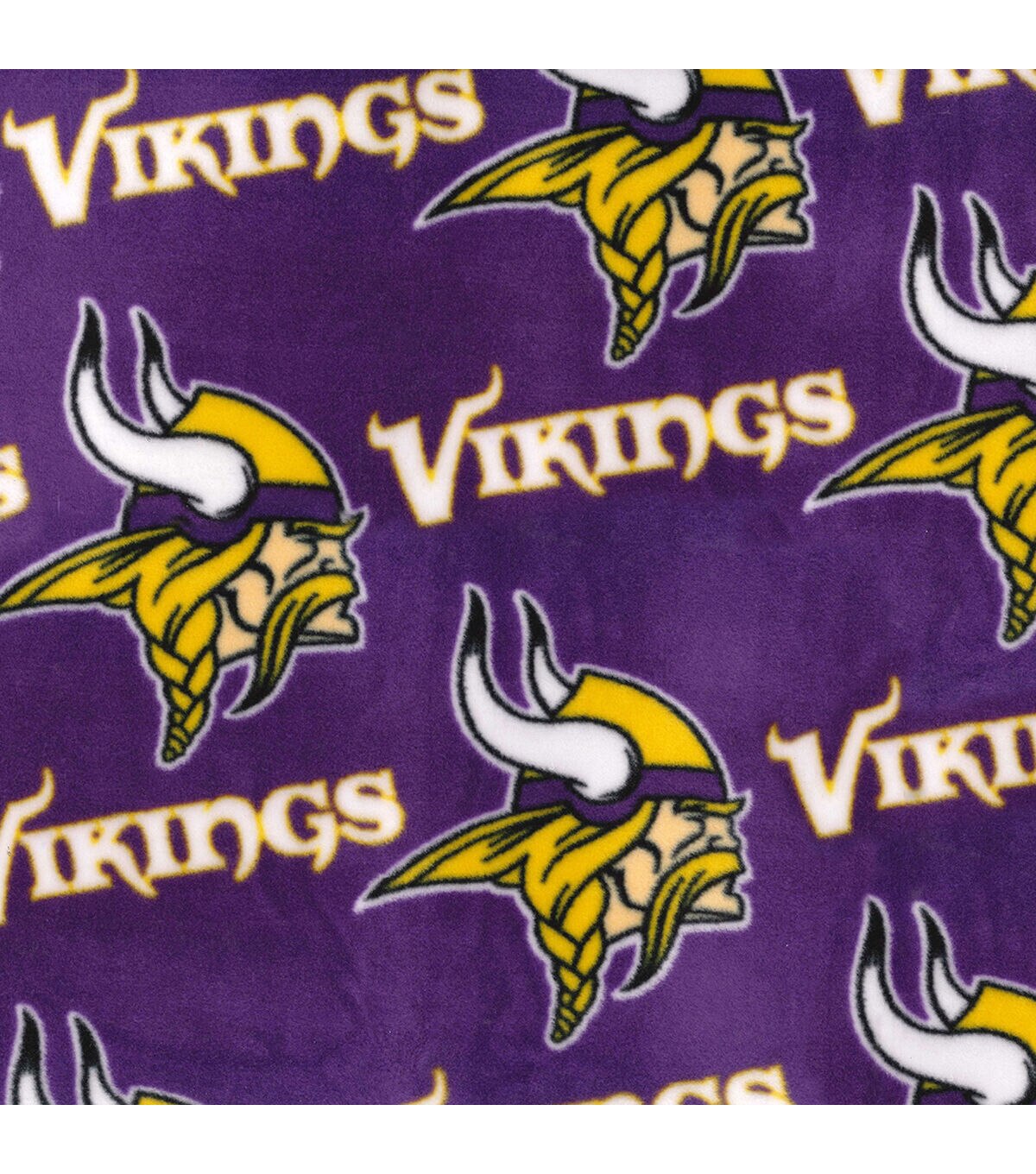 Fabric Traditions Minnesota Vikings Fleece Fabric Tossed