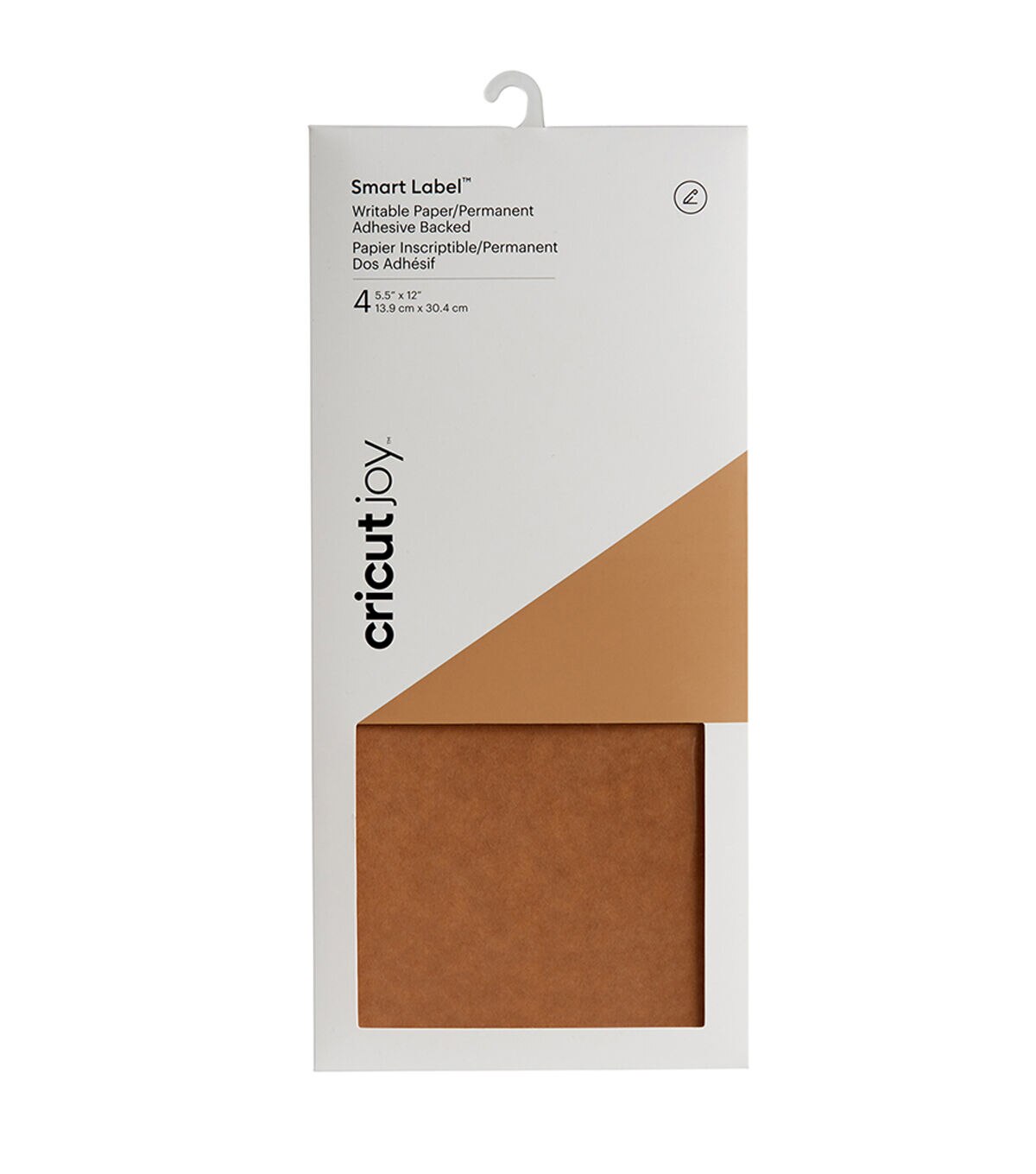 Cricut Joy 5.5 x 12 Permanent Adhesive Backed Writable Papers 4ct