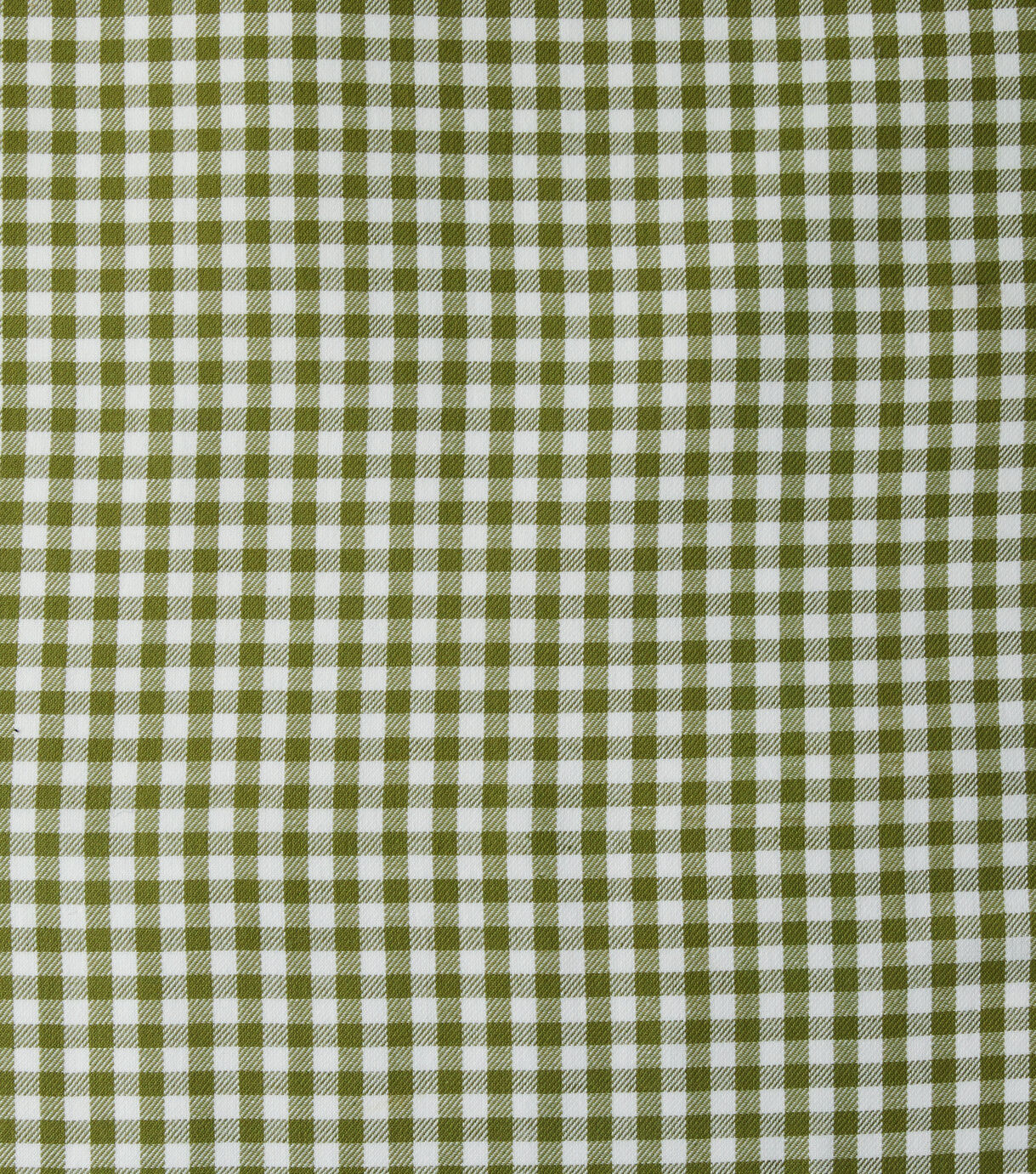 Eddie Bauer Green Yarn Dyed Checkered Cotton Fabric