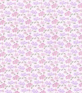 Fabric Traditions on Pink Floral Premium Cotton Fabric