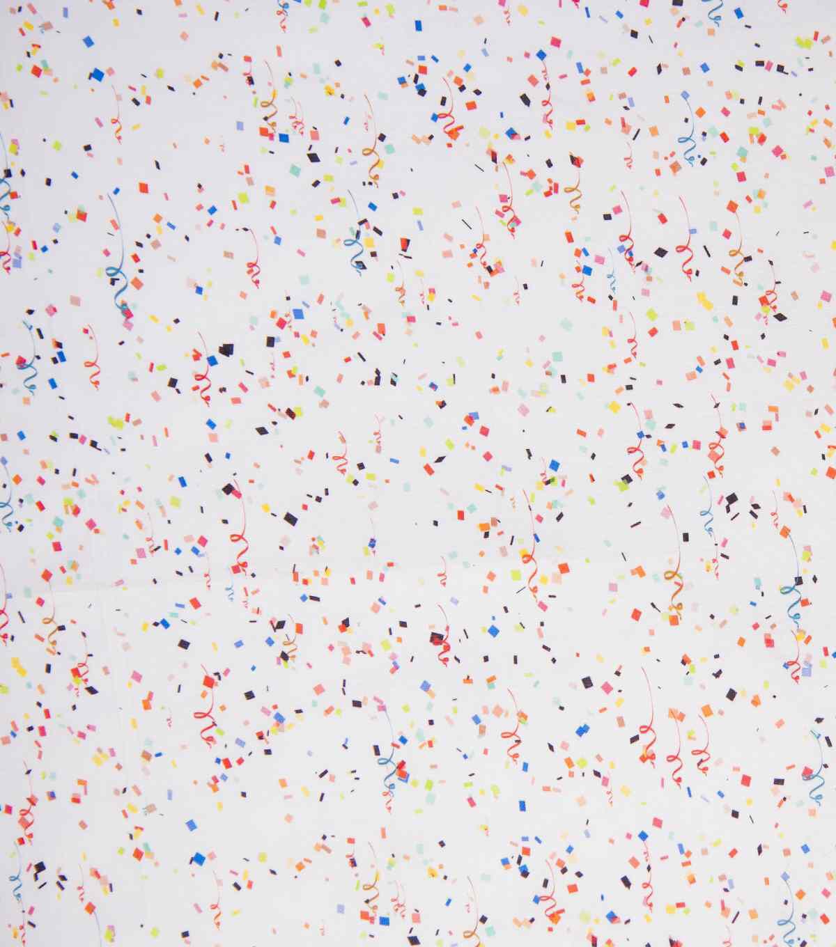 Confetti Streamer Patriotic Cotton Fabric