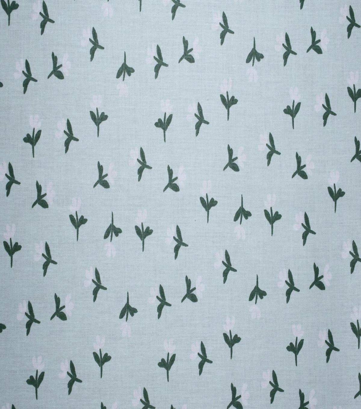 Winter Floral Blue Scandi Quilt Cotton Fabric by Quilter's Showcase