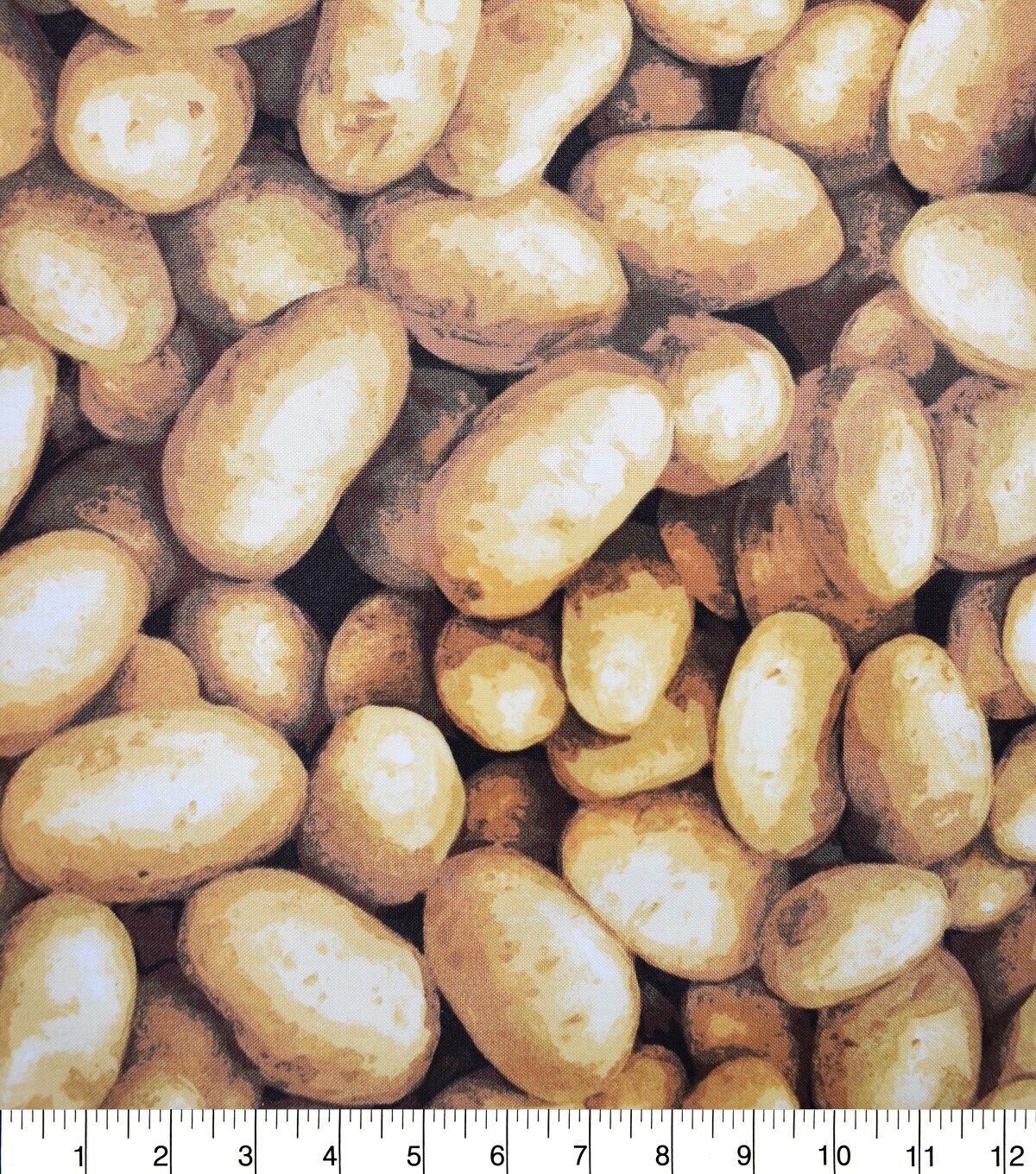 Novelty Cotton Fabric Potatoes