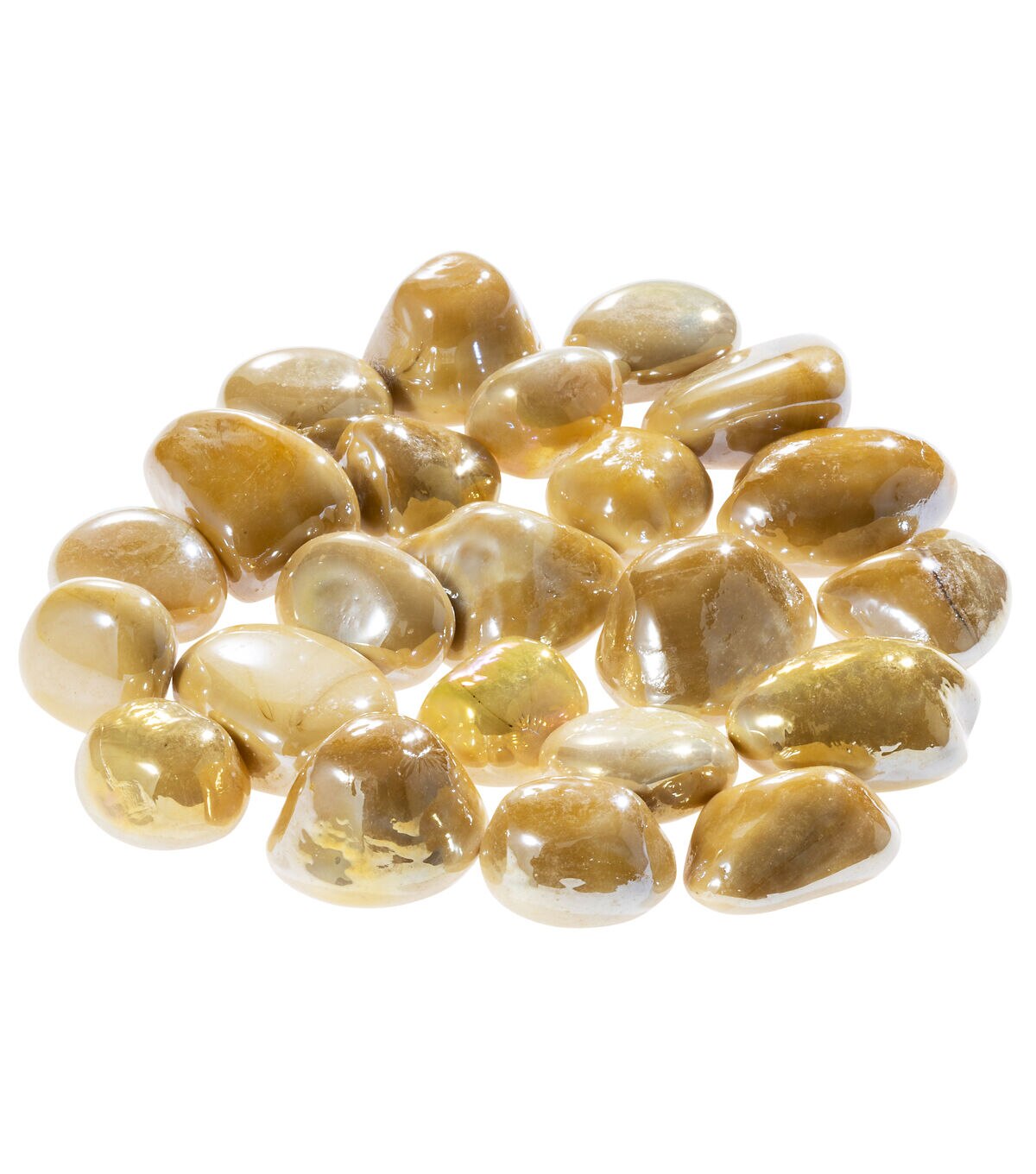 12oz Tan Glass Rock Bowl Fillers by Bloom Room