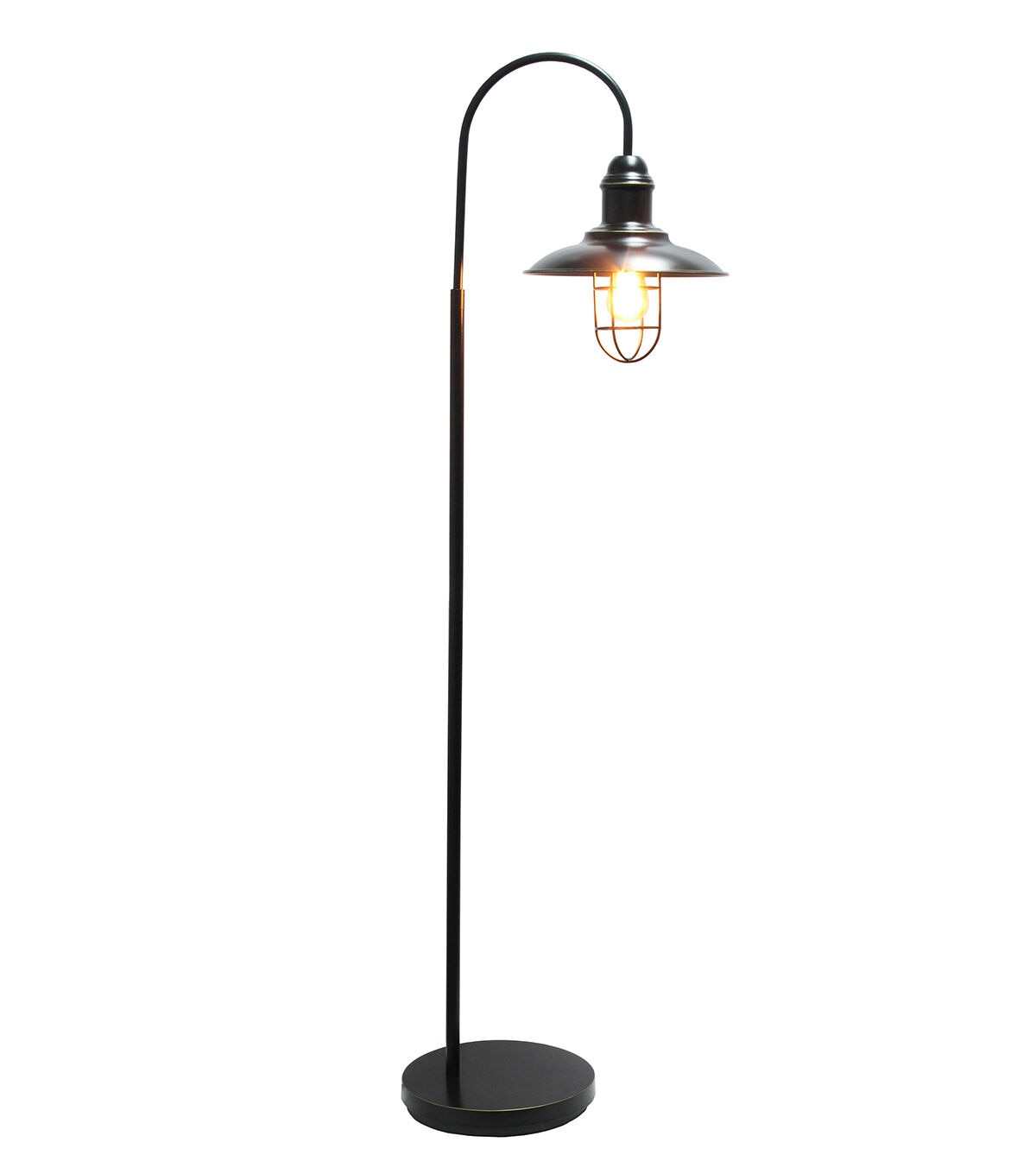 All The Rages Modern Farmhouse 1 Light Floor Lamp, Restoration Bronze
