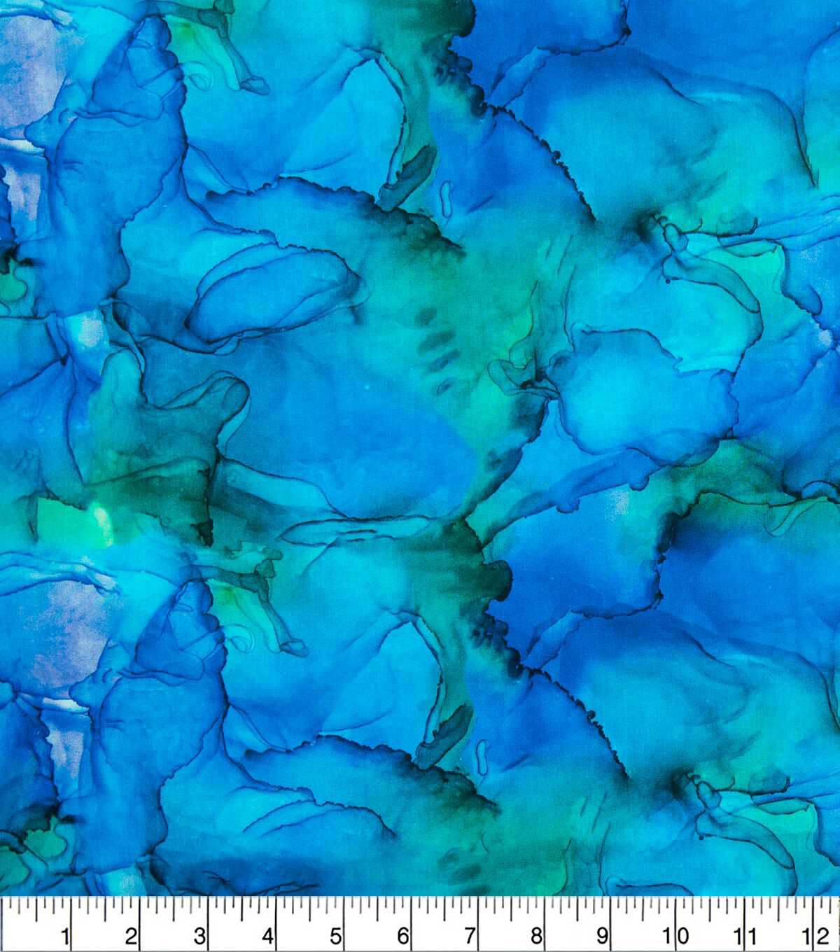 Blue & Green Blender Quilt Cotton Fabric by Keepsake Calico