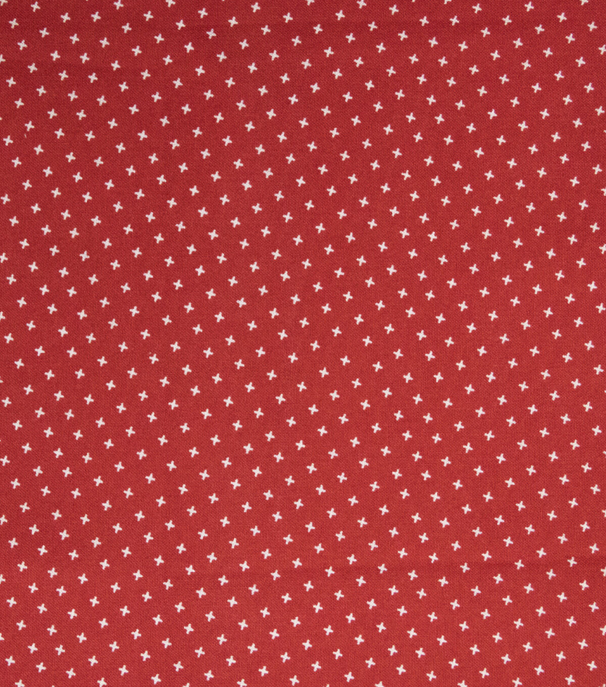 Red Geometric Cotton Fabric by Keepsake Calico