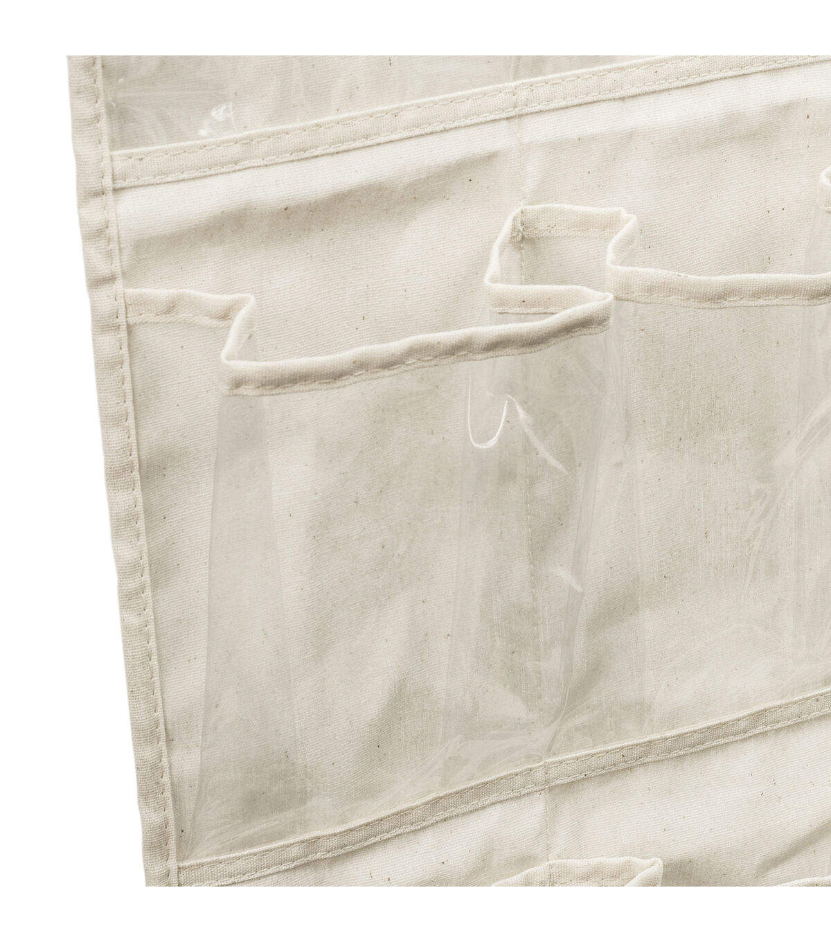 Honey Can Do 56 Natural 24 Pocket Over The Door Hanging Shoe Organizer