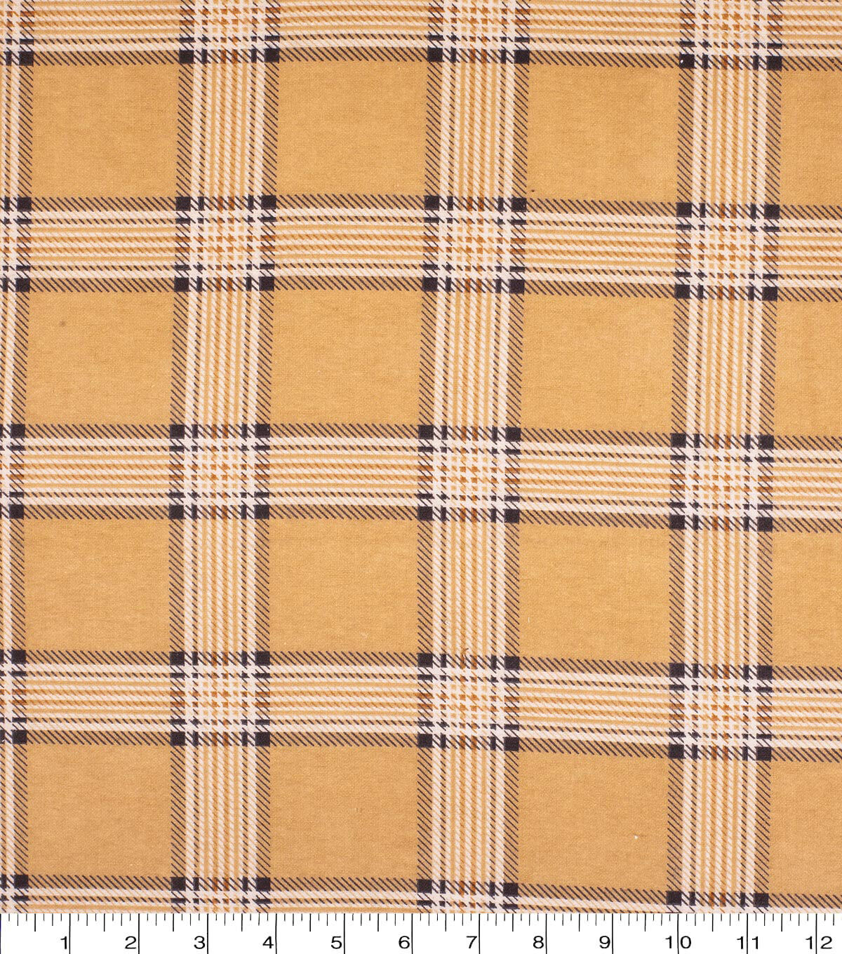 Super Snuggle Flannel Tan Plaid