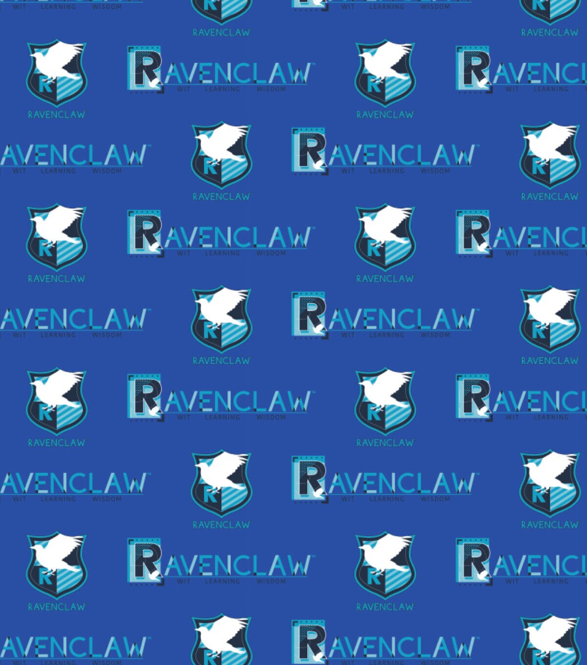 Harry Potter Ravenclaw Traits Scatter Cotton Fabric