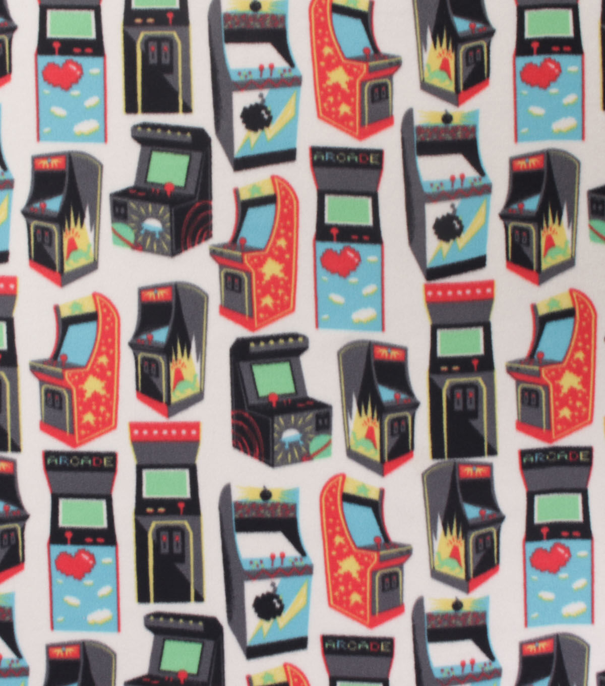Video Games Blizzard Fleece Fabric