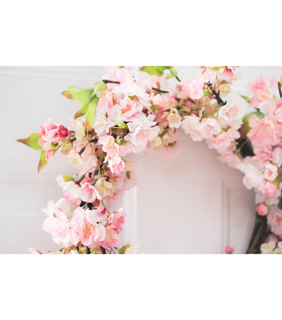 Nearly Natural 24 Cherry Blossom Wreath