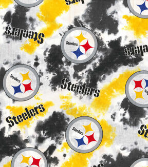 Fabric Traditions Pittsburgh Steelers Tie Dye NFL Cotton Fabric