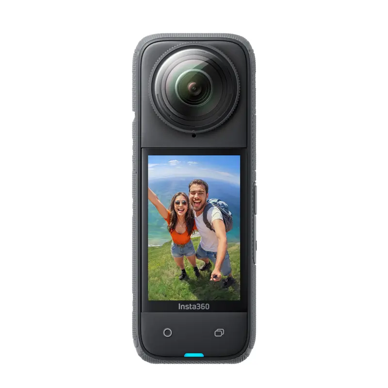 Insta360 X4 - 8K Waterproof 360 Action Camera, 4K Wide-Angle Video, Invisible Selfie Stick, Removable Lens Guards, 135 Min Battery Life, AI Editing, Stabilization, for Sports, Travel, Outdoor