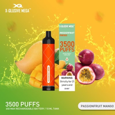 X-QLUSIVE MEGA PASSIONFRUIT MANGO β 3500 PUFFS