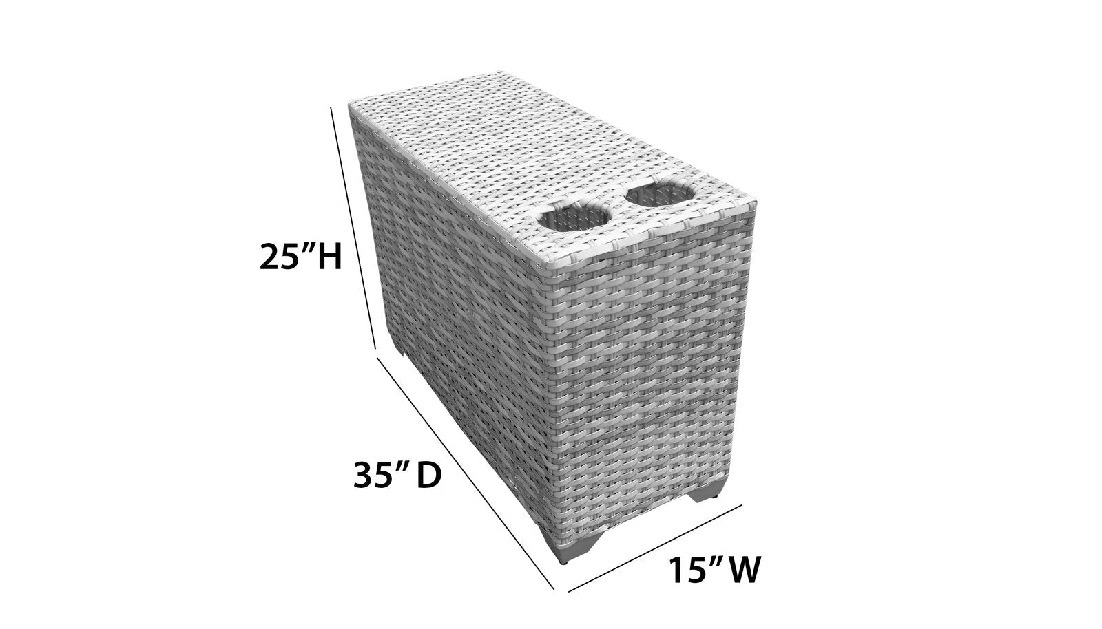 Falmouth Wicker/Rattan 4 - Person Seating Group with Cushions