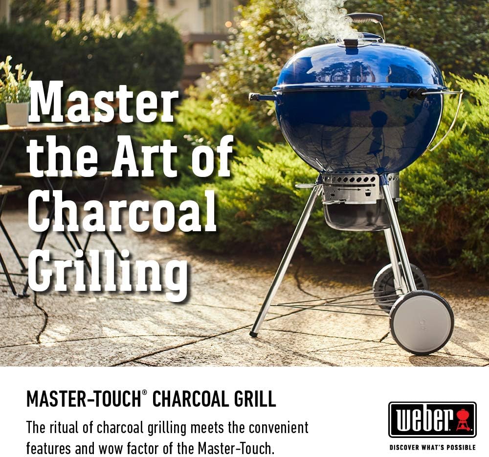 Weber Master-Touch Charcoal Grill for Outdoor Cooking and Barbecue, 22-Inch