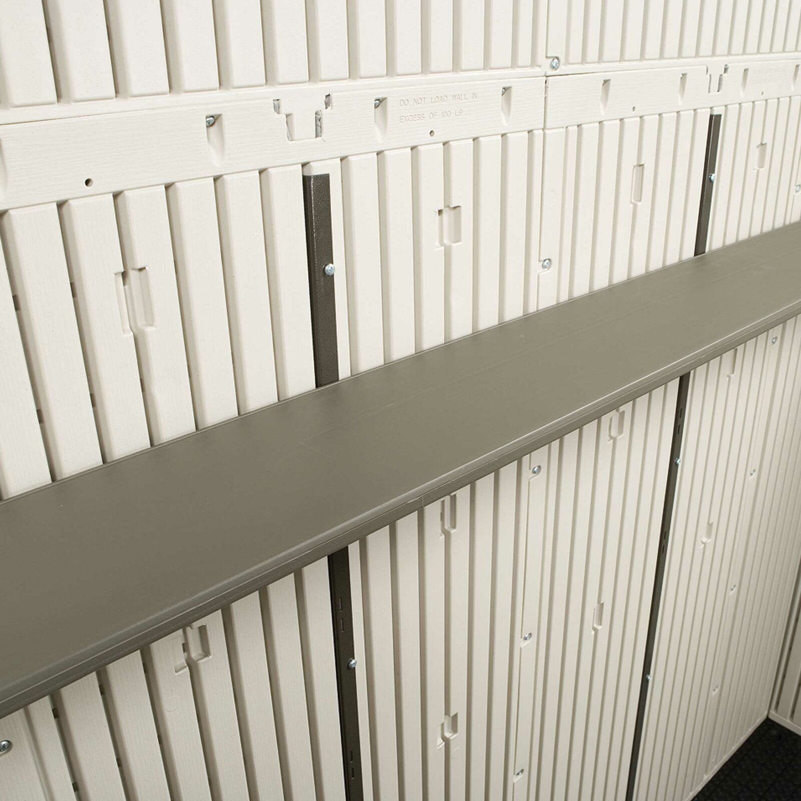 8 Ft. W x 10 Ft. D Plastic Traditional Storage Shed