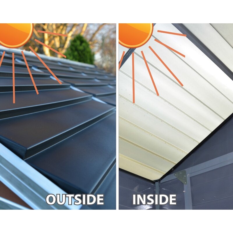 SkyLight 6 ft. W x 3.5 ft. D Plastic Storage Shed