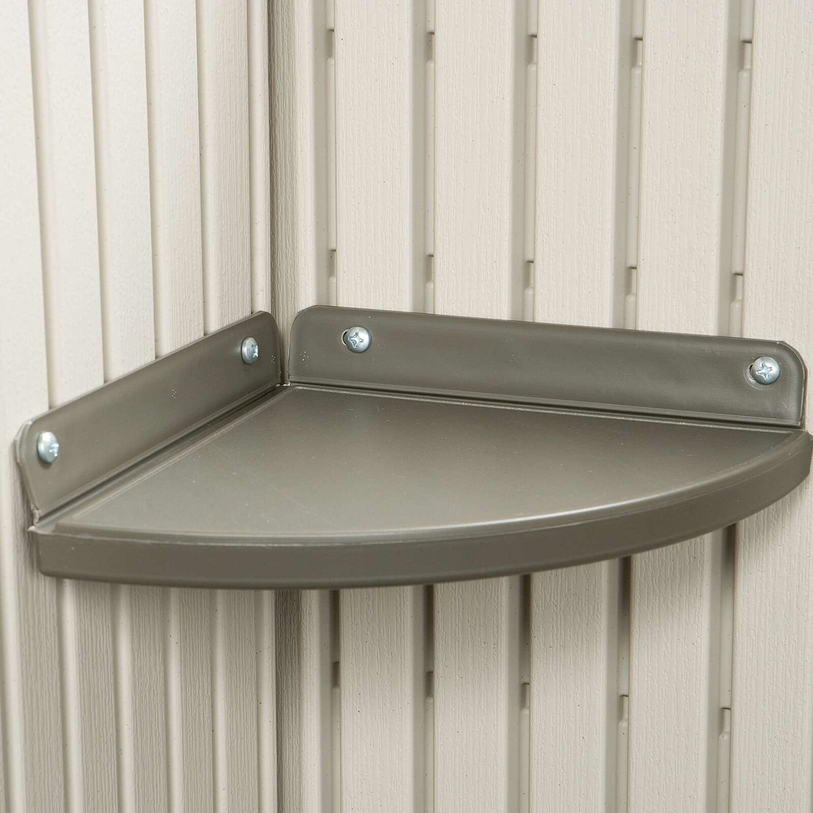 8 Ft. W x 10 Ft. D Plastic Traditional Storage Shed