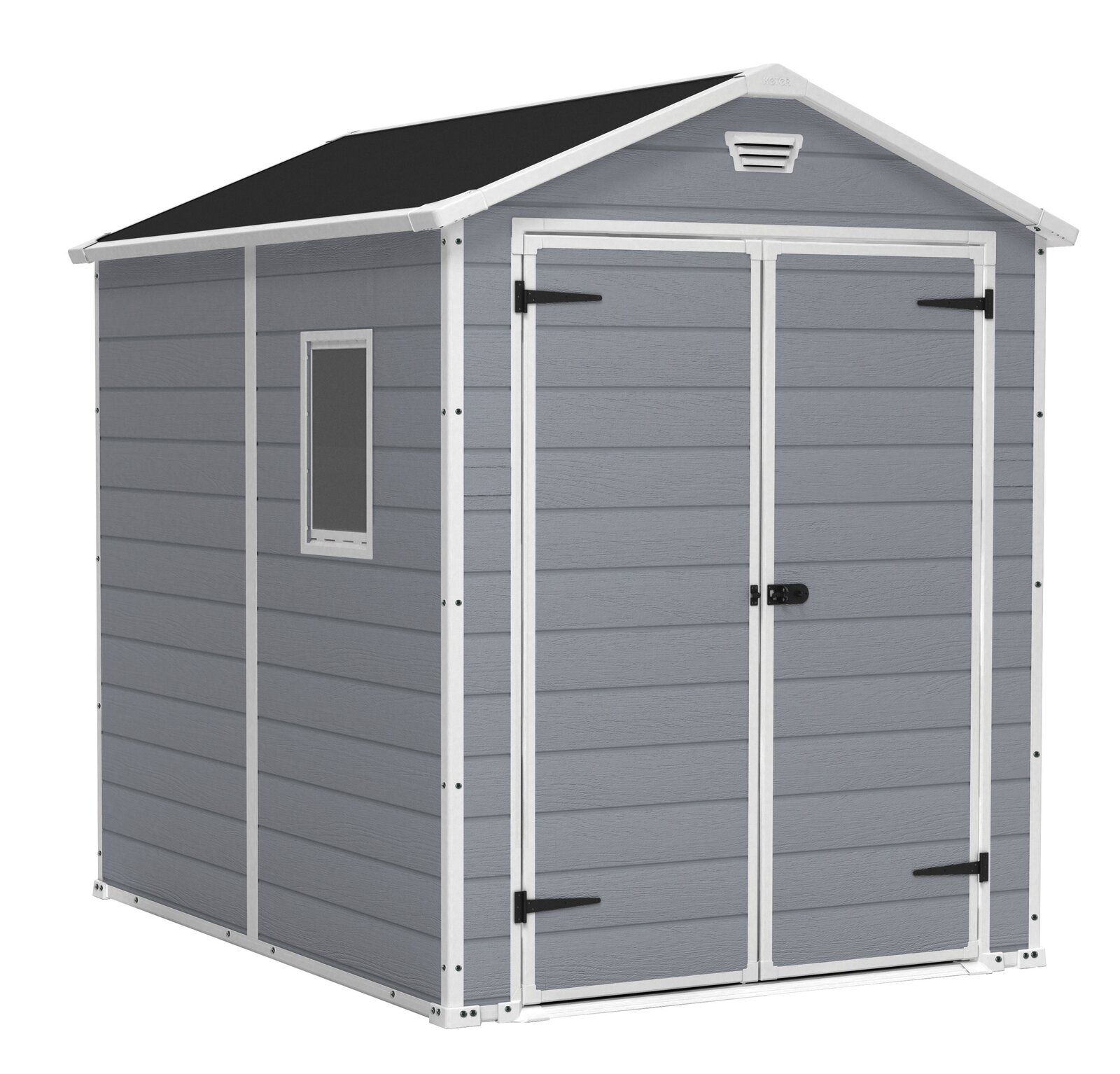 Manor 6 ft. W x 7.5 ft. D Plastic Storage Shed