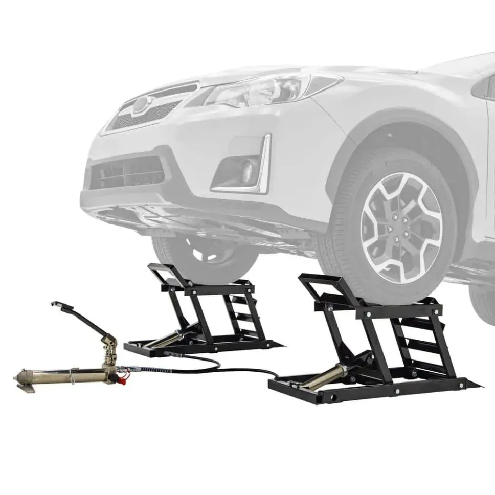 Last Day For Clearance💝80% off!🔥 Hydraulic Underbody Access Car Lift with Ramp