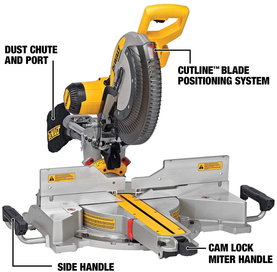 💥 DEWALT DWS780 12-Inch Double Bevel Sliding Compound Miter Saw (DWS780)