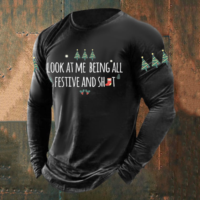 Men's Christmas Printed T-Shirts