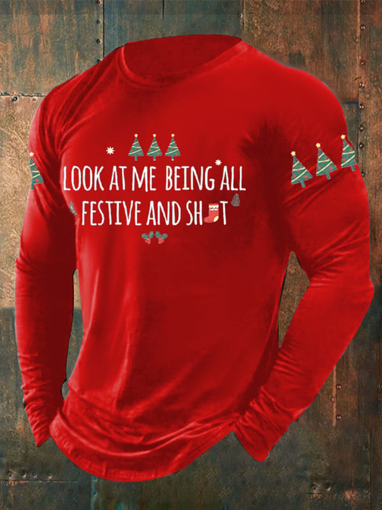 Men's Christmas Printed T-Shirts