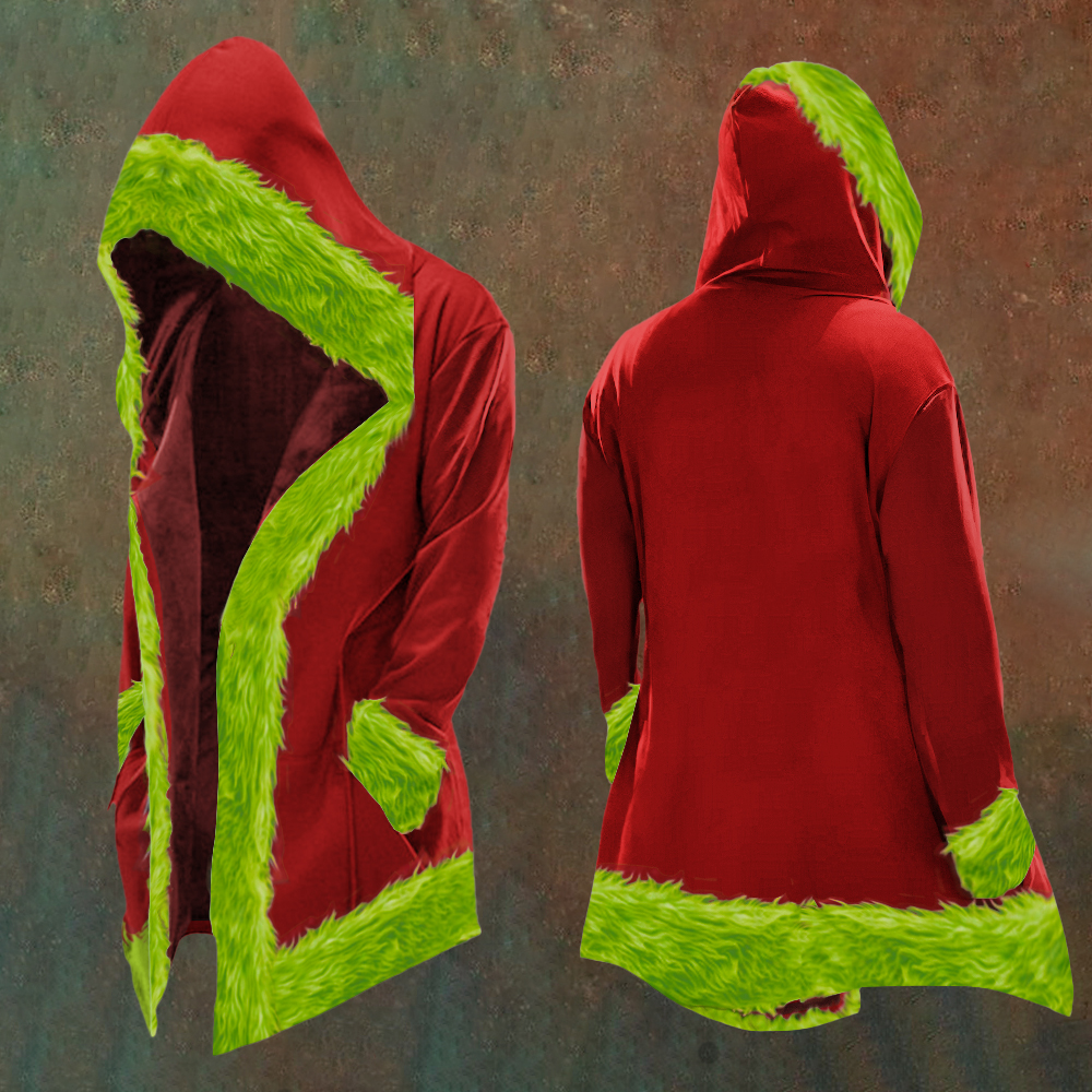Christmas Monsters Santa Movie Inspired Hooded Jacket