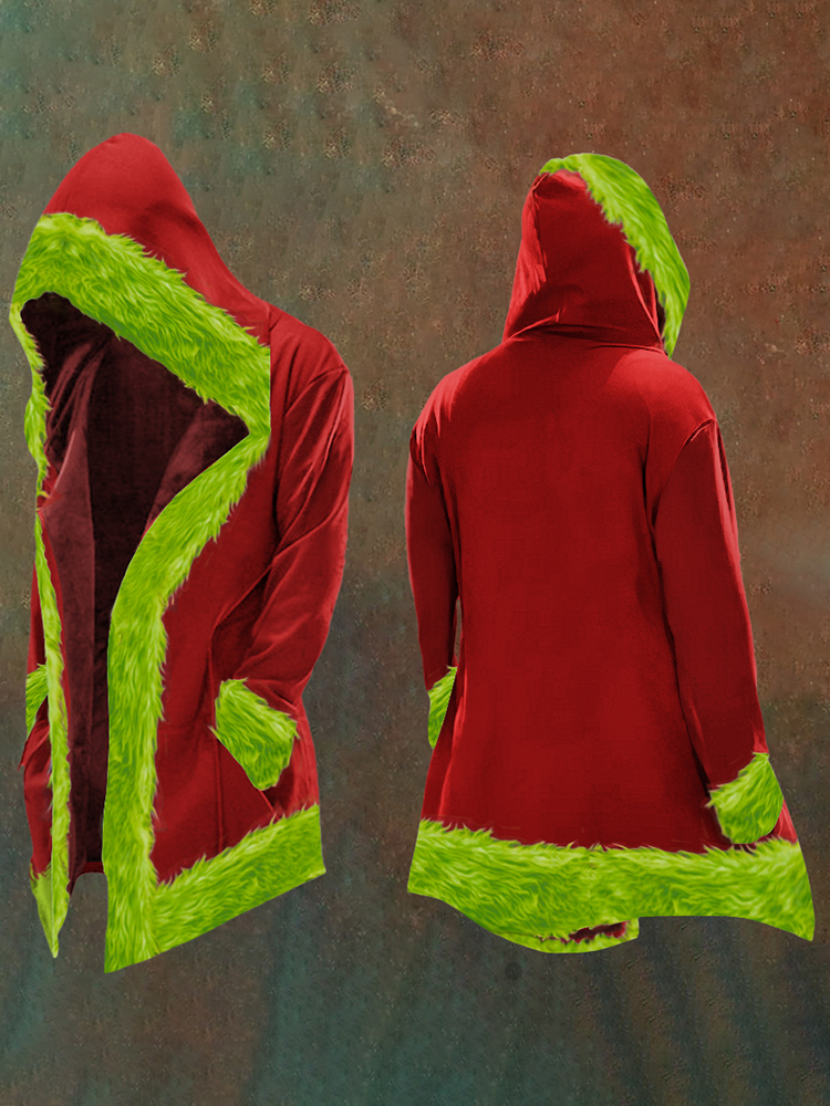 Christmas Monsters Santa Movie Inspired Hooded Jacket