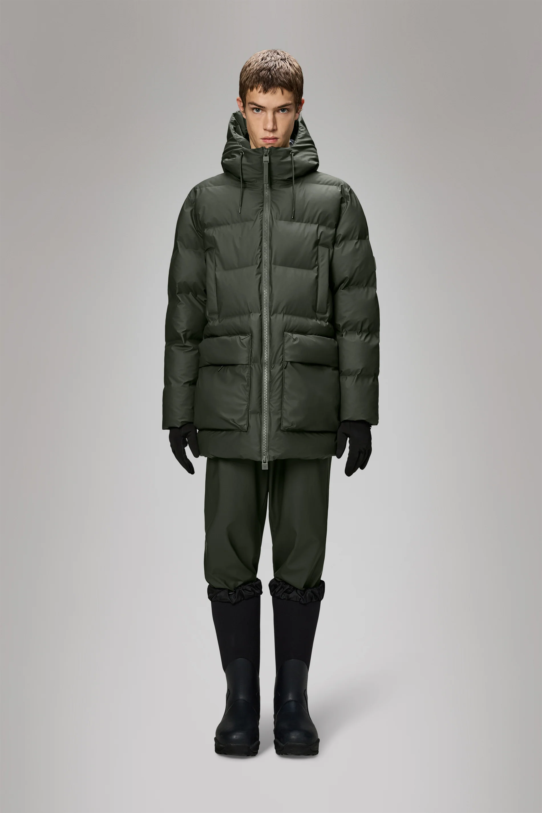 Alta Long Puffer Cargo Jacket