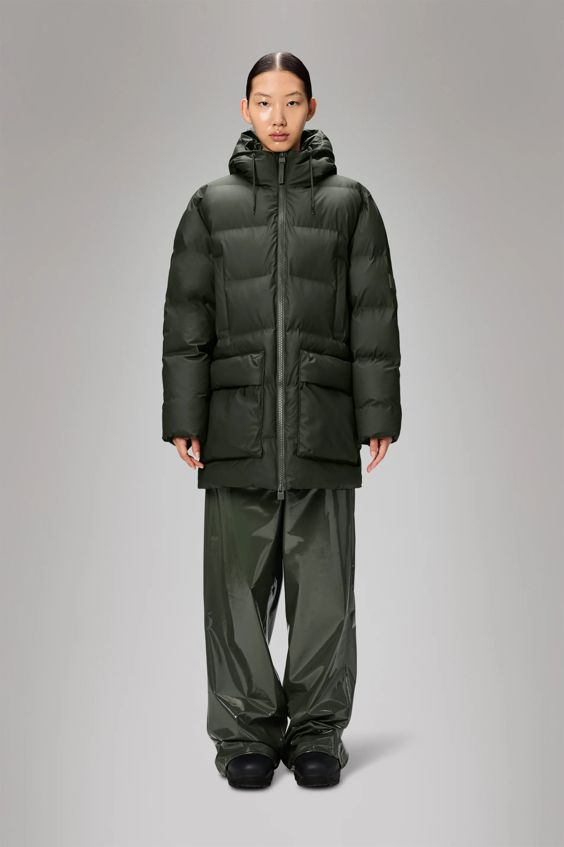 Alta Long Puffer Cargo Jacket