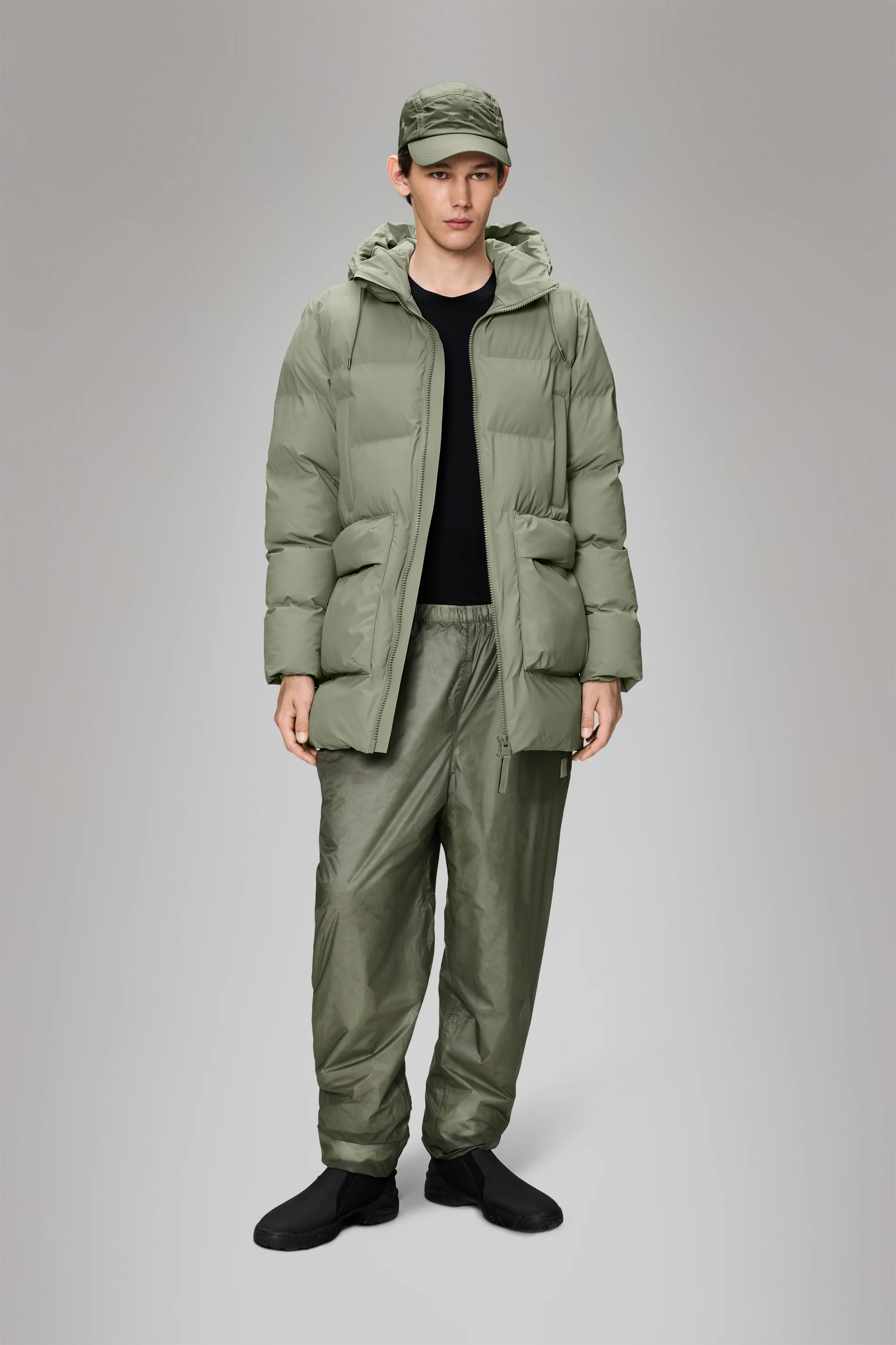 Alta Long Puffer Cargo Jacket