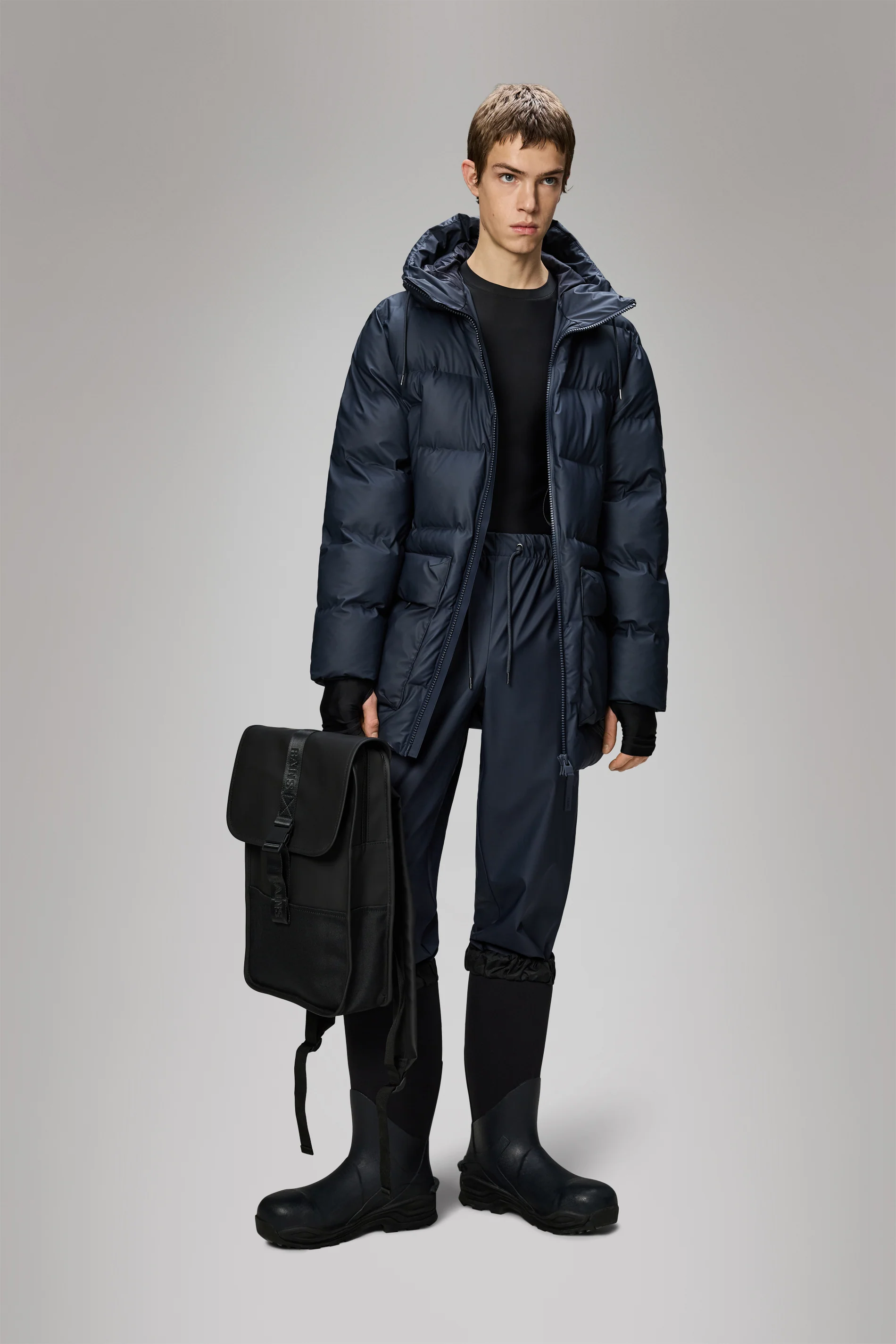Alta Long Puffer Cargo Jacket