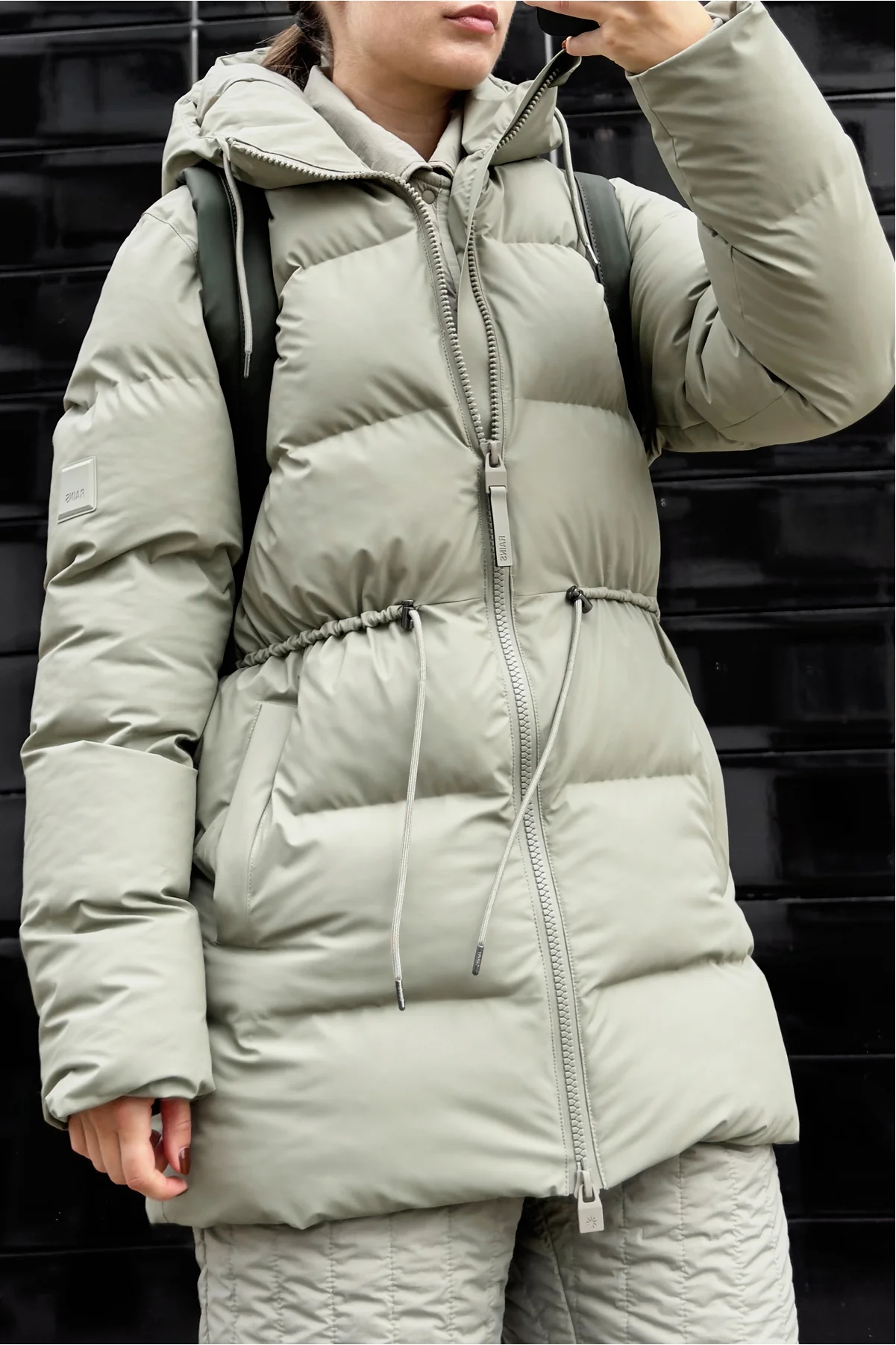 Alta Long Puffer String W Jacket