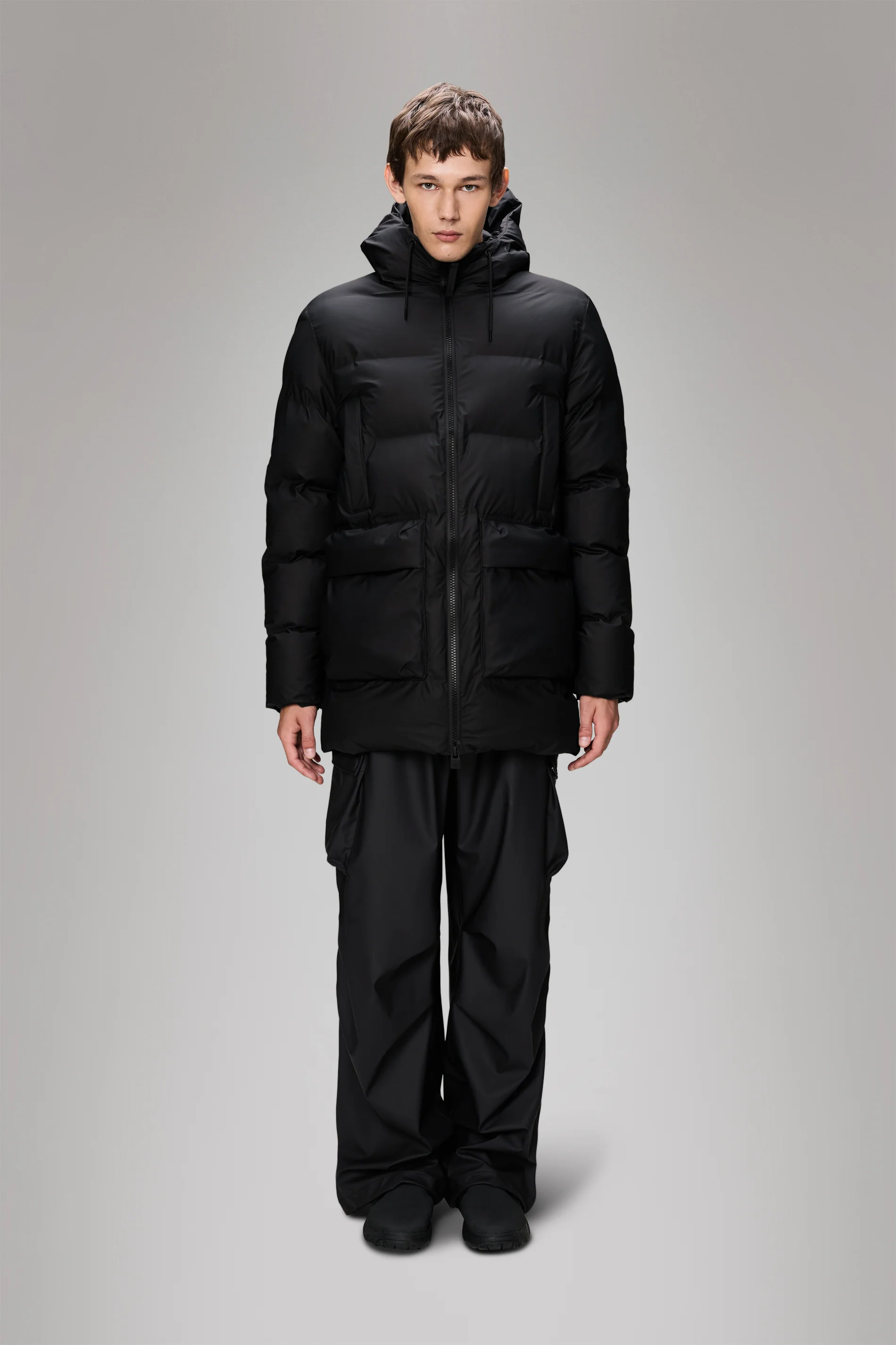 Alta Long Puffer Cargo Jacket