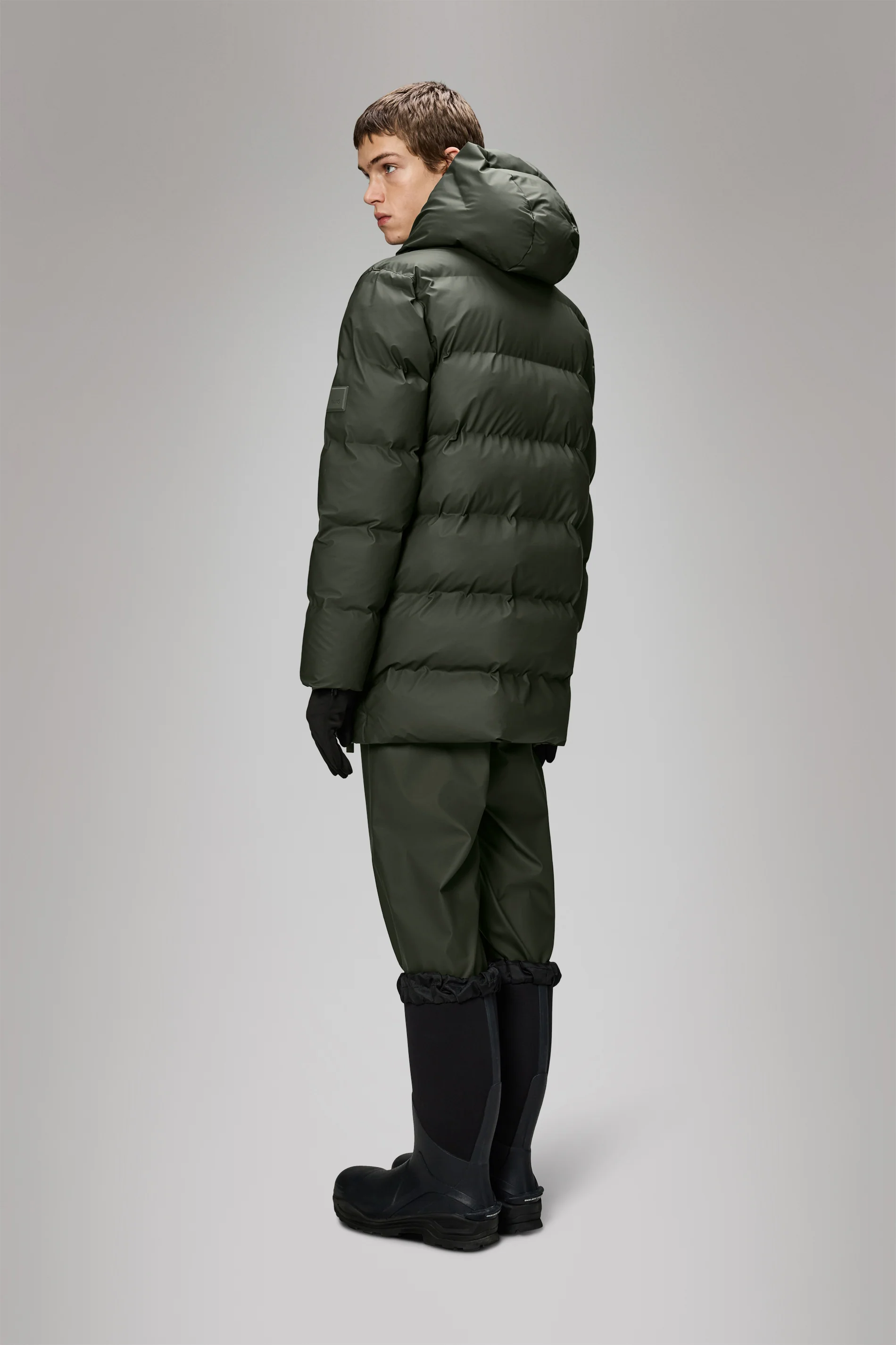 Alta Long Puffer Cargo Jacket