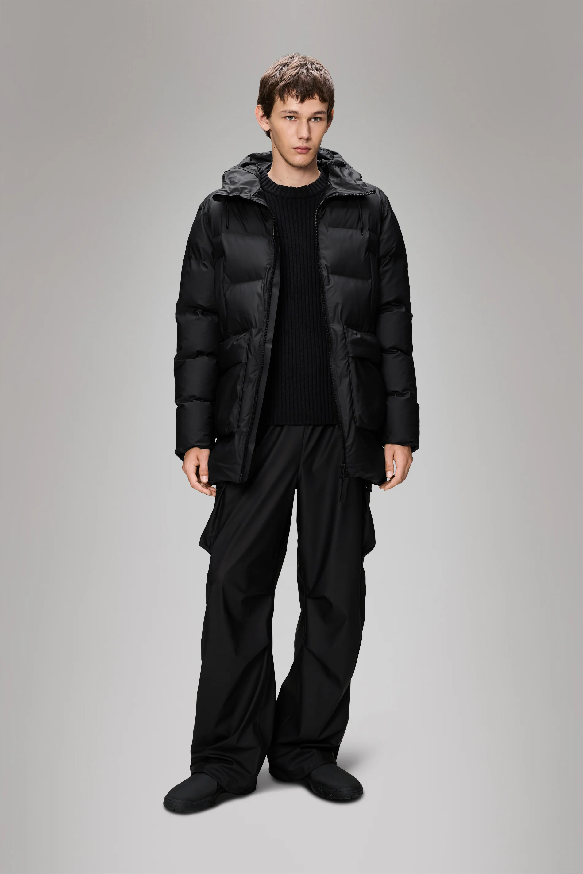 Alta Long Puffer Cargo Jacket