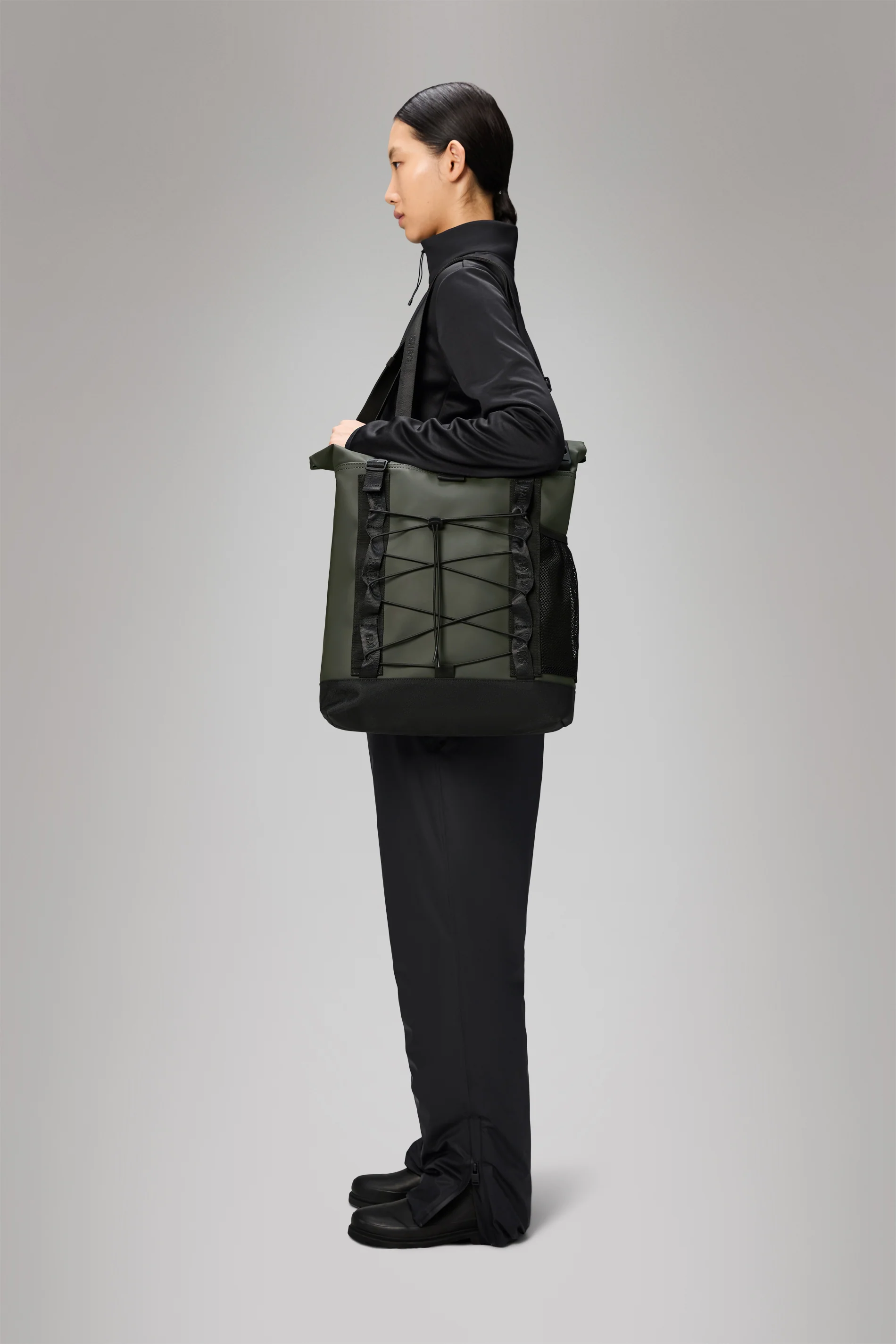 Trail Rolltop Tote Bag
