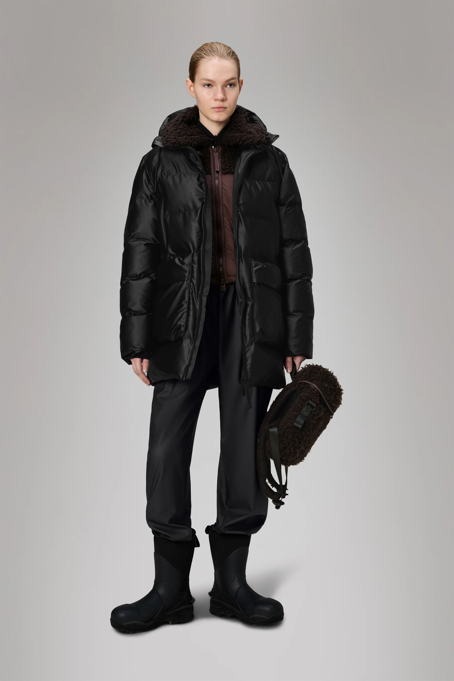 Alta Long Puffer Cargo Jacket