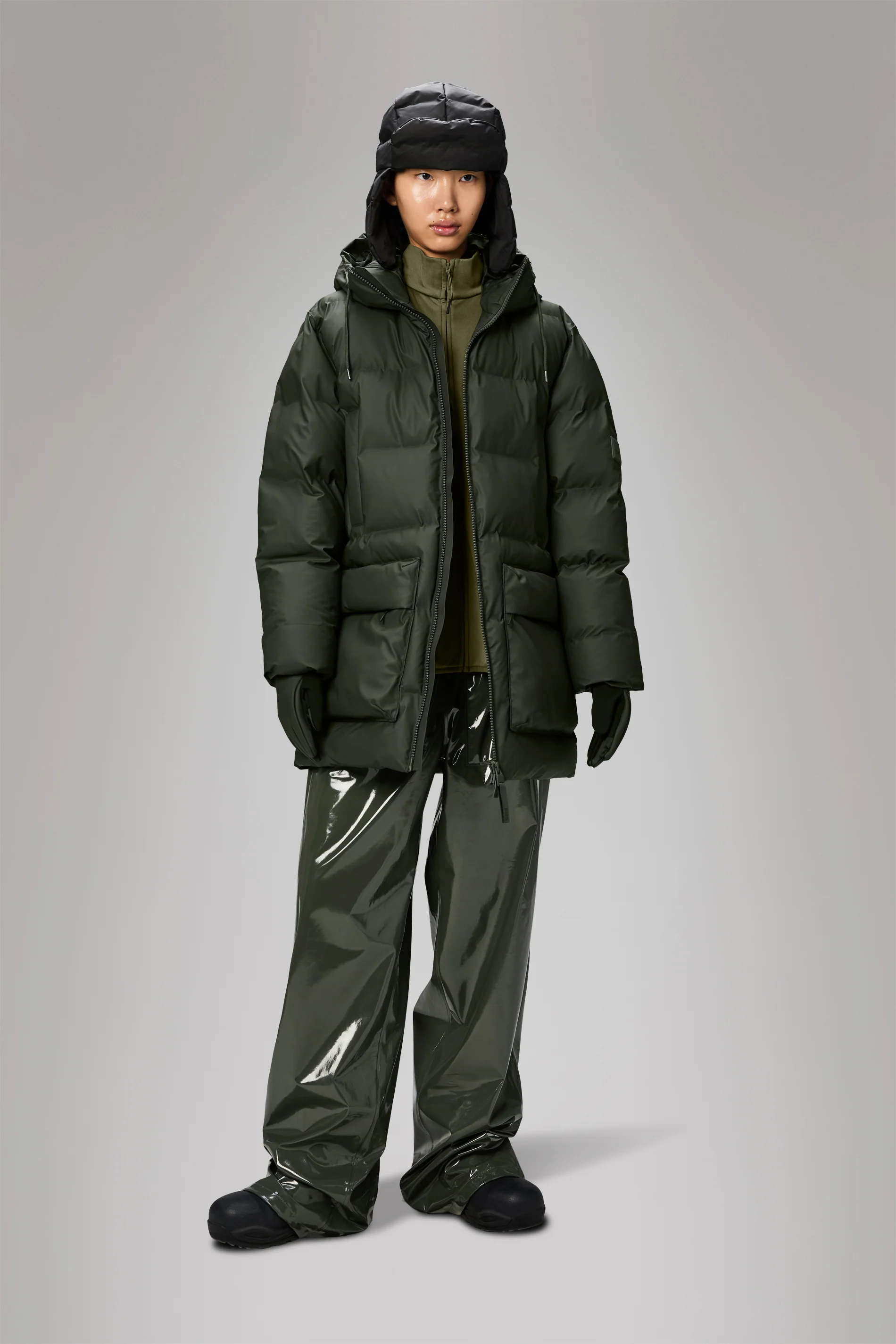 Alta Long Puffer Cargo Jacket