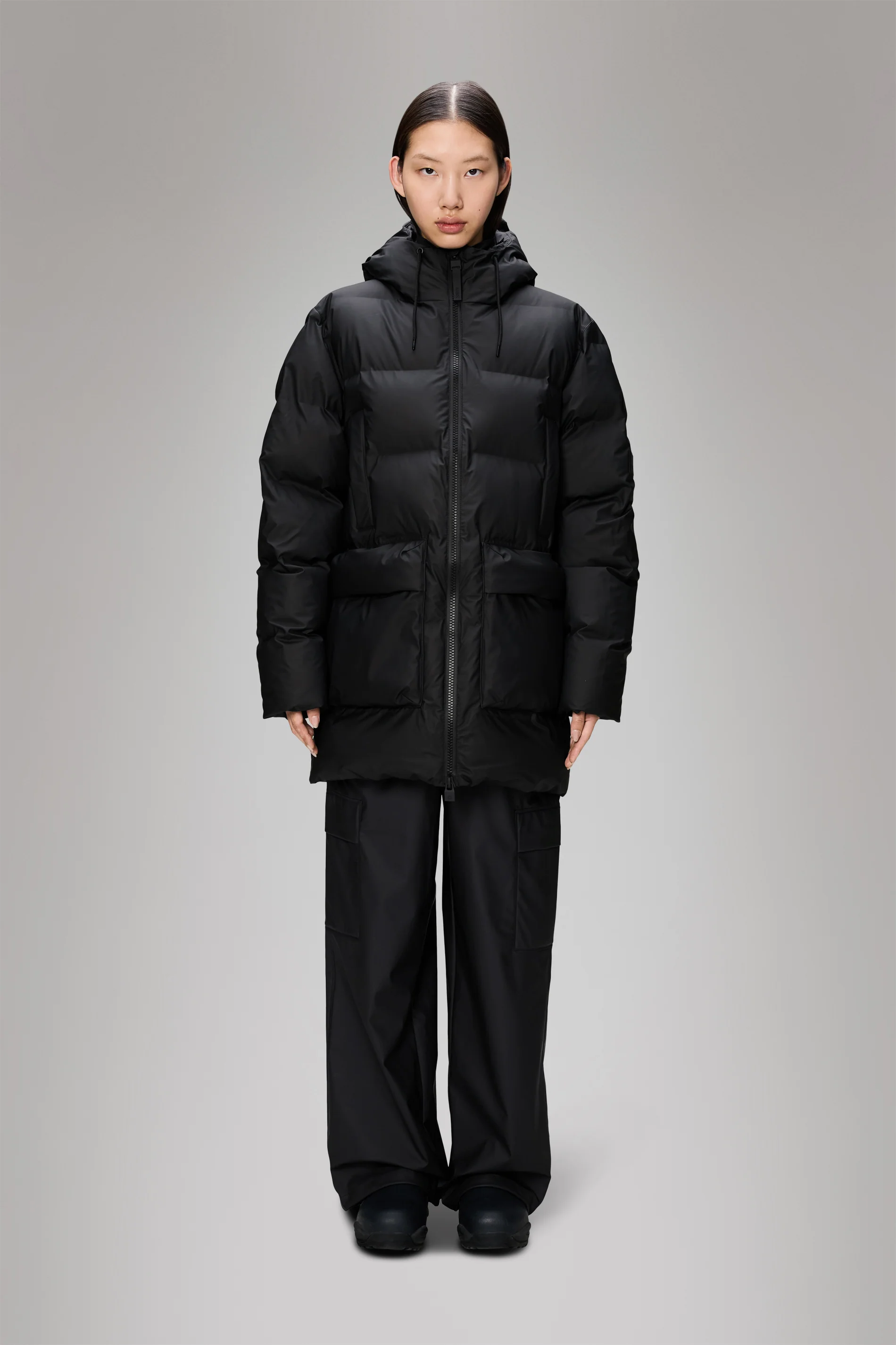 Alta Long Puffer Cargo Jacket