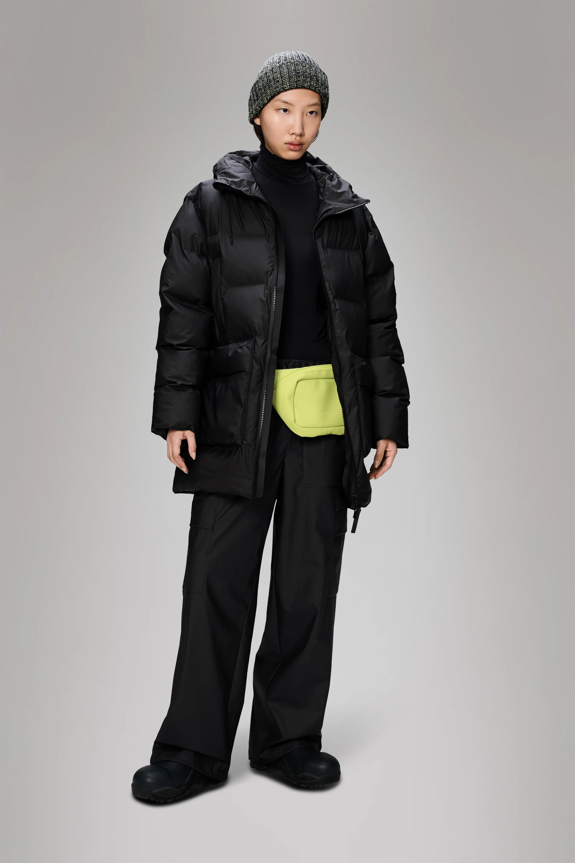 Alta Long Puffer Cargo Jacket
