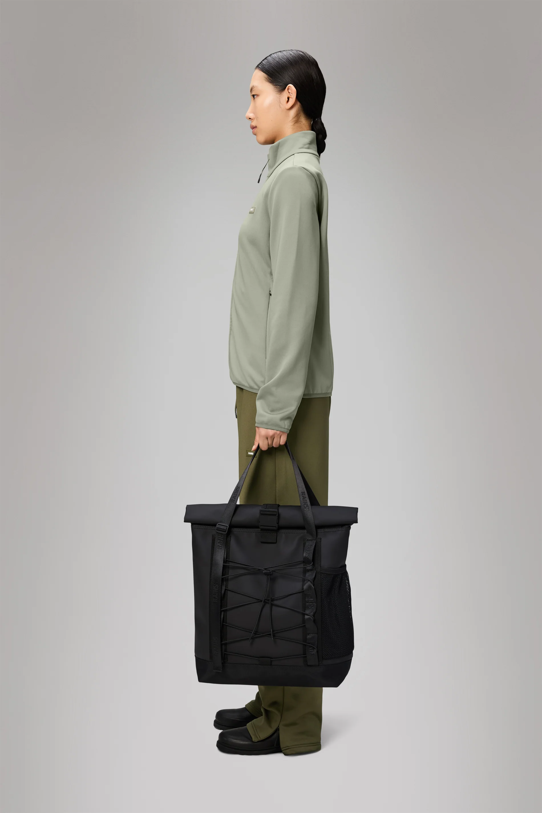 Trail Rolltop Tote Bag