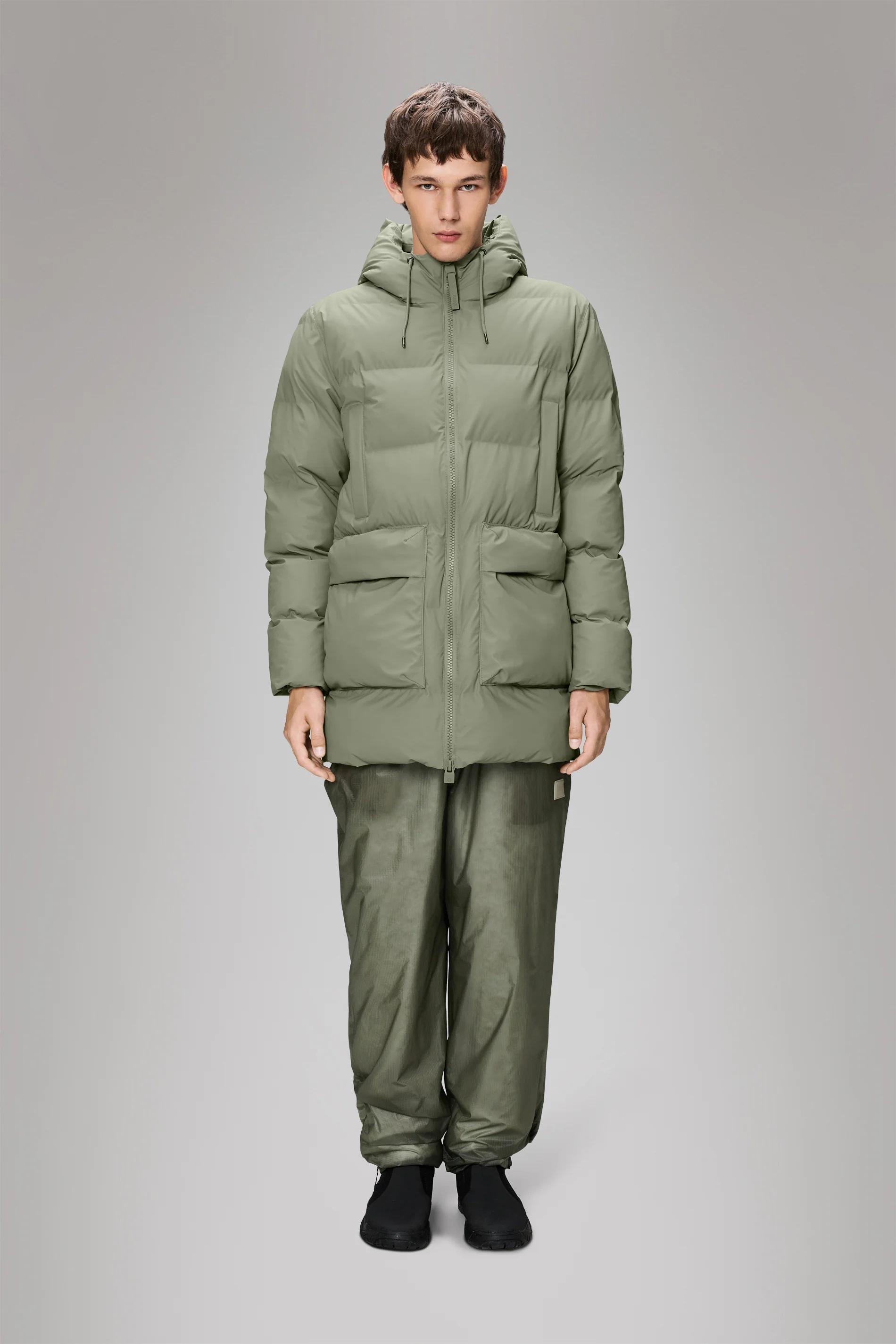Alta Long Puffer Cargo Jacket