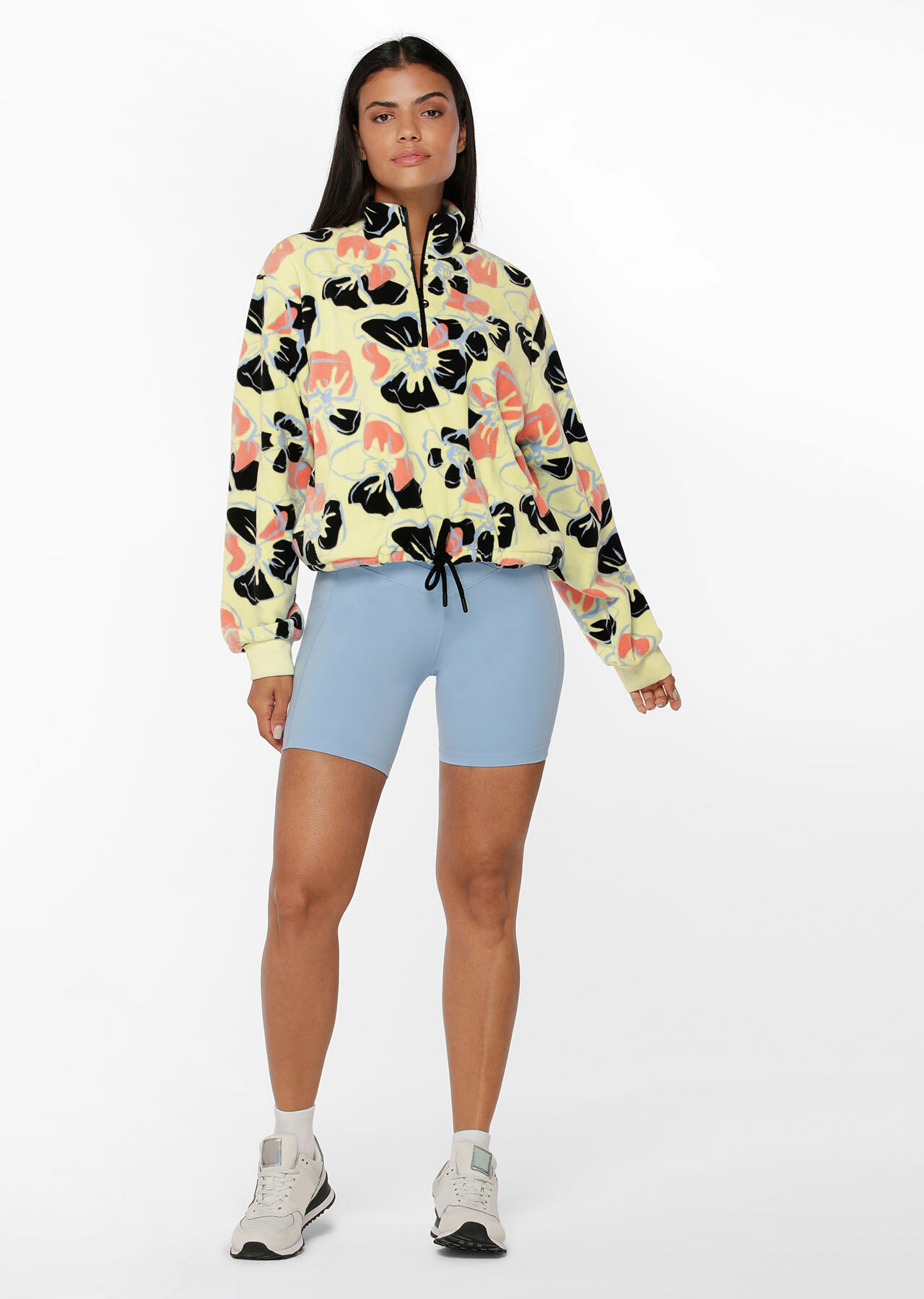 Lorna Jane Hibiscus Half Zip Polar Fleece