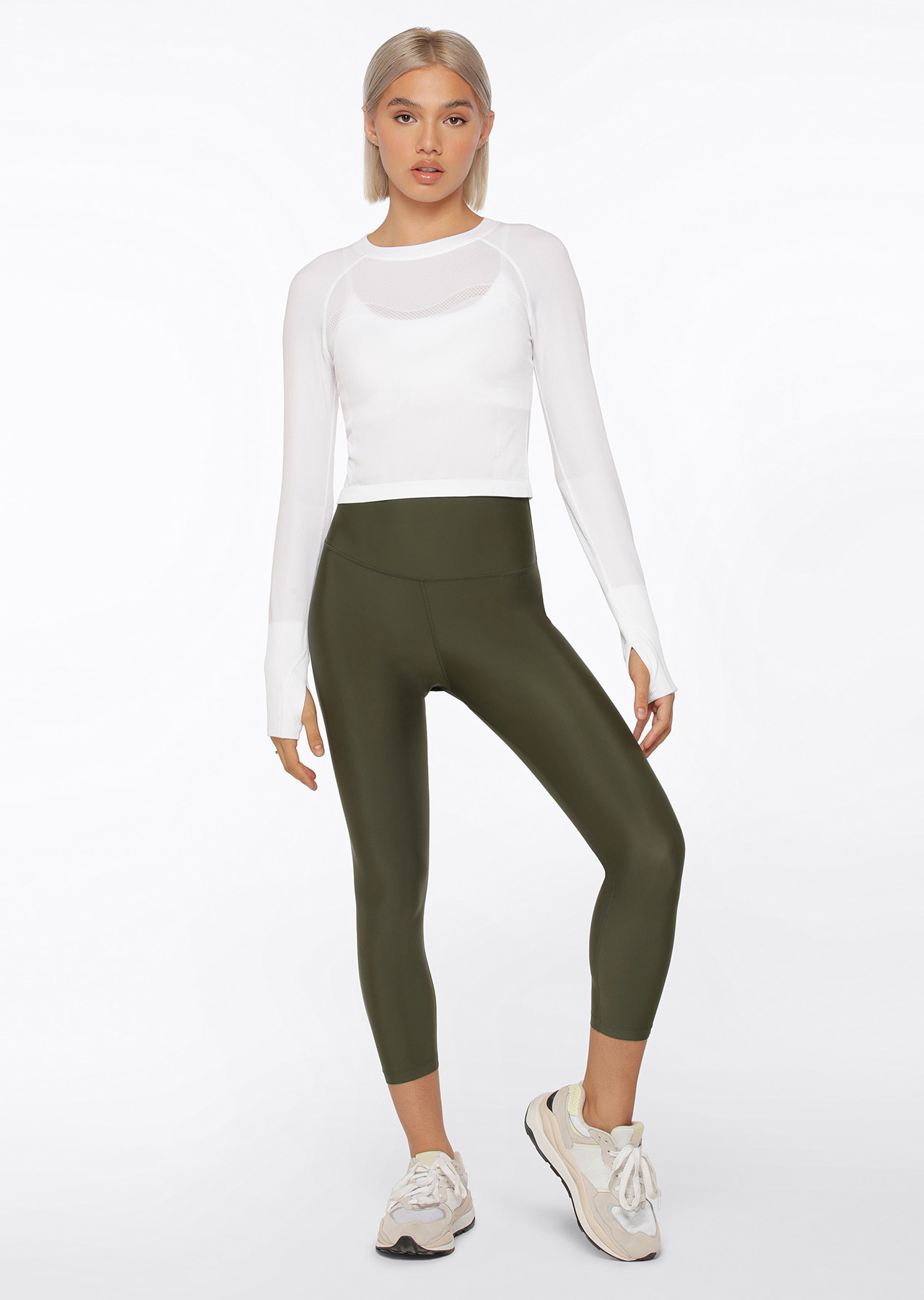 Lorna Jane Cool Touch Lotus Ankle Biter Leggings